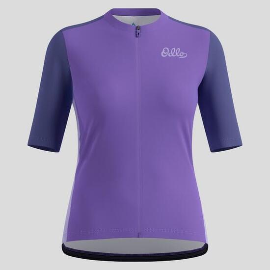 Essentials Radtrikot mit Reissverschluss und Vintage-Print ODLO
