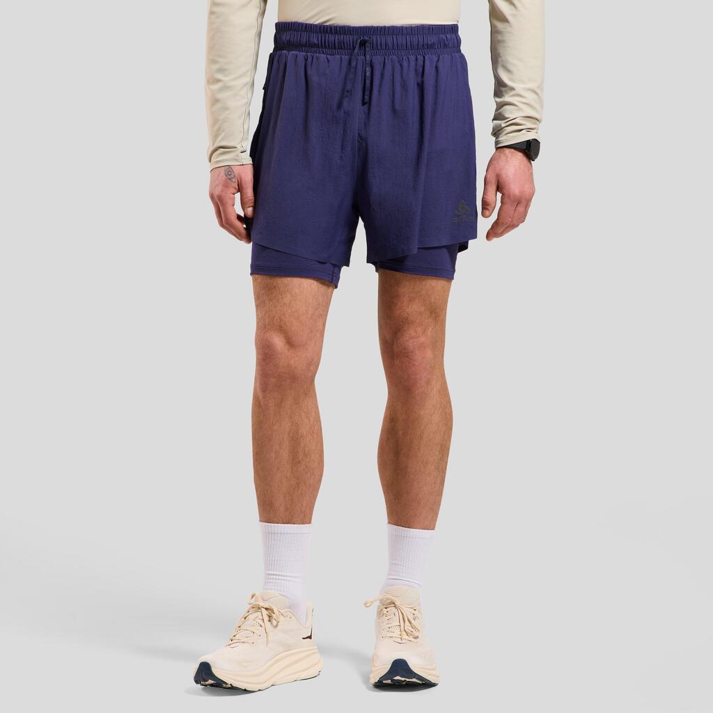 Odlo Zeroweight 2-in-1 Short 5'' Dark Blue