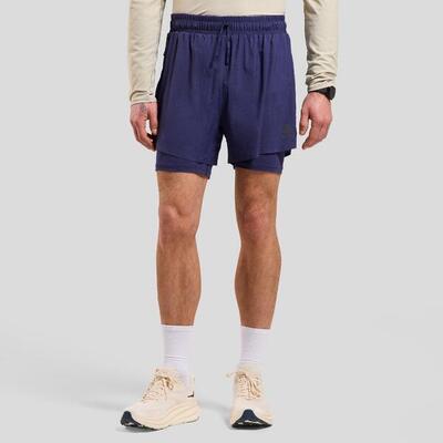 Zeroweight 5 inch 2-in-1 hardloopshort 2.0 odlo