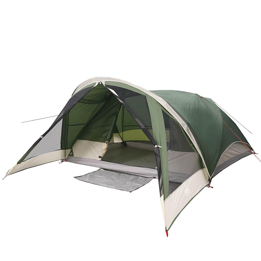 Tente familiale VidaXL 6 personnes imperméable verte 3/7