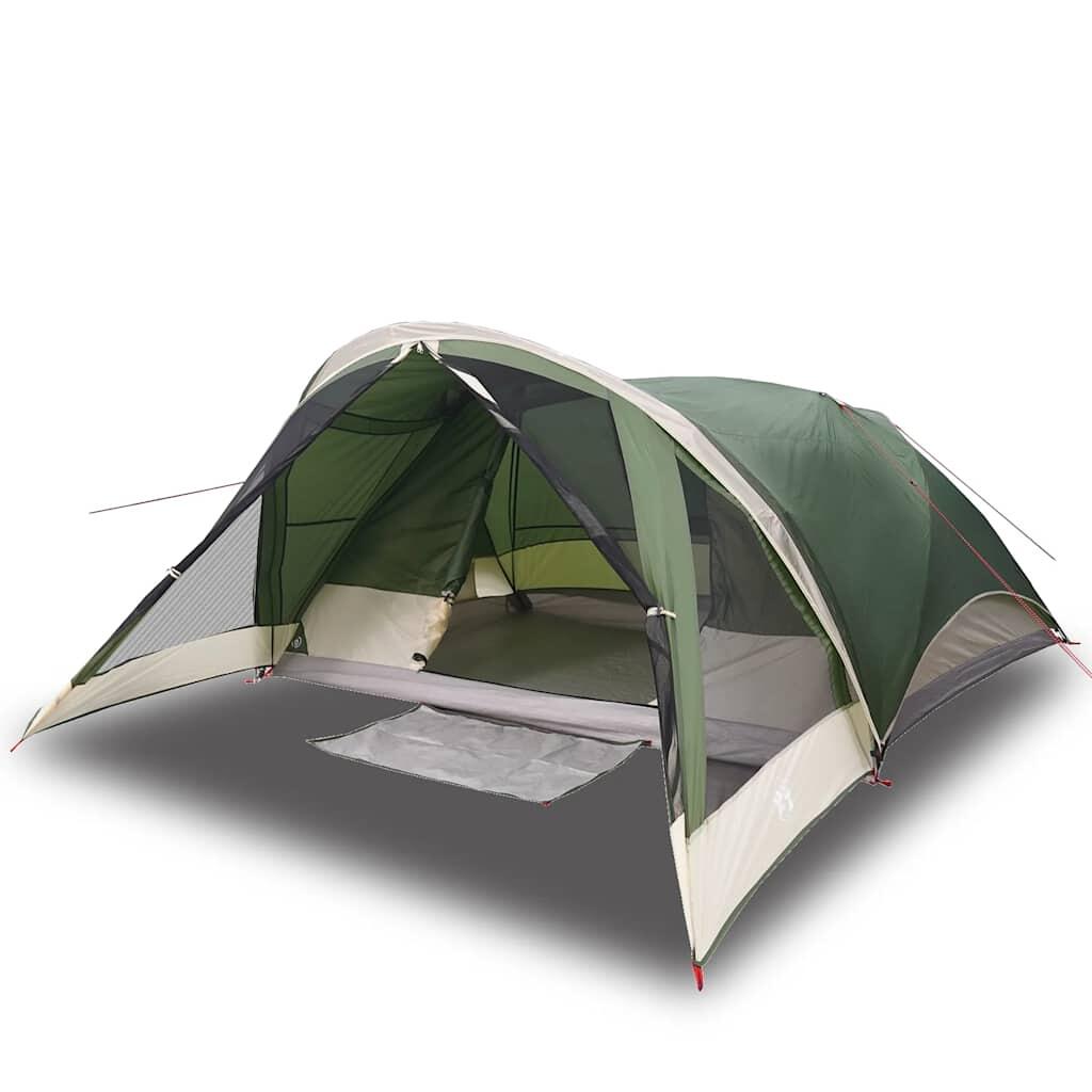 Tente familiale VidaXL 6 personnes imperméable verte 2/7