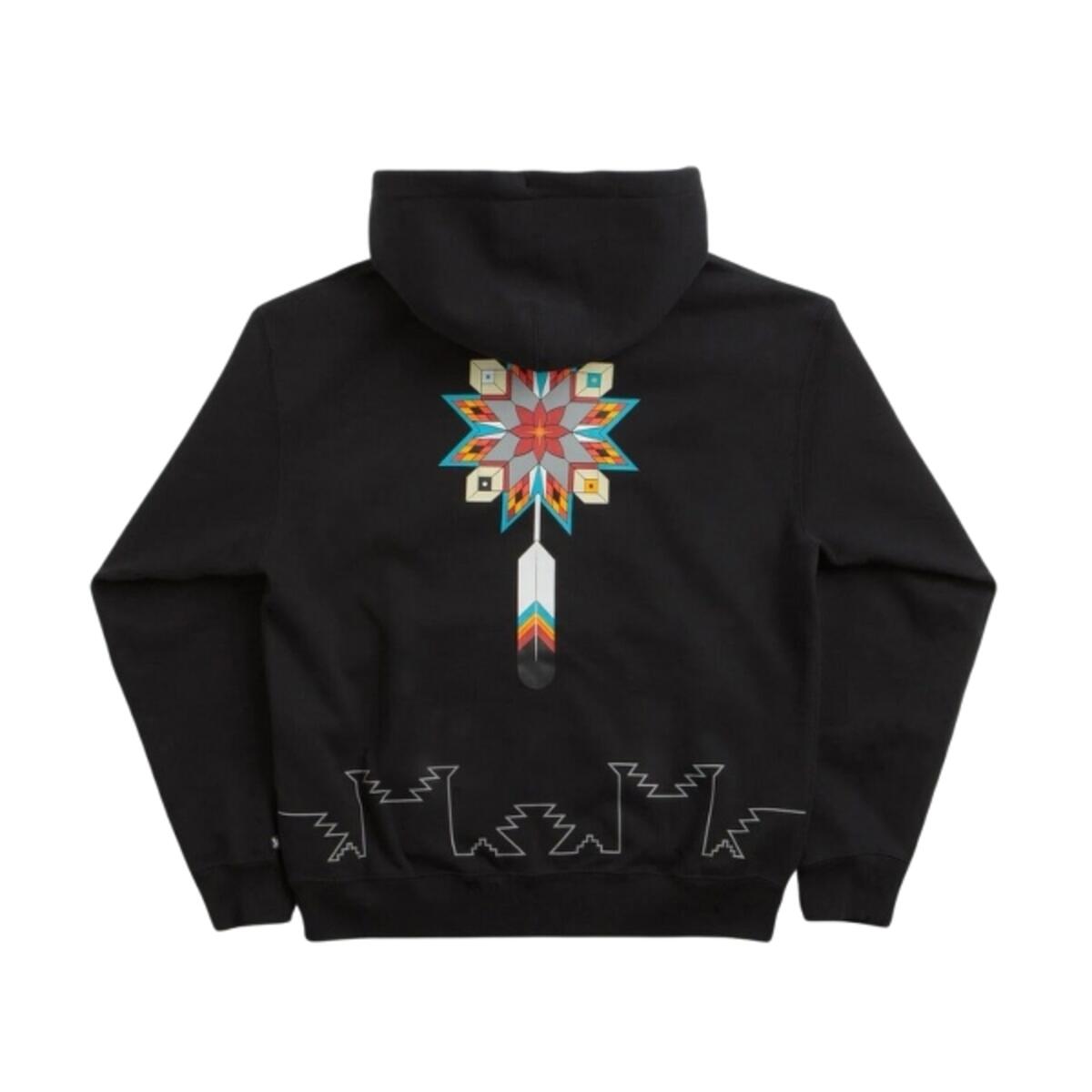 Zip Up Hooded Sweatshirt Greenwood L/S Max90  SB x Di'Orr Black 2/3