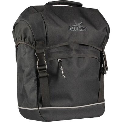 Enkele fietstas travel 25 liter 32 x 42 x 19 cm - zwart