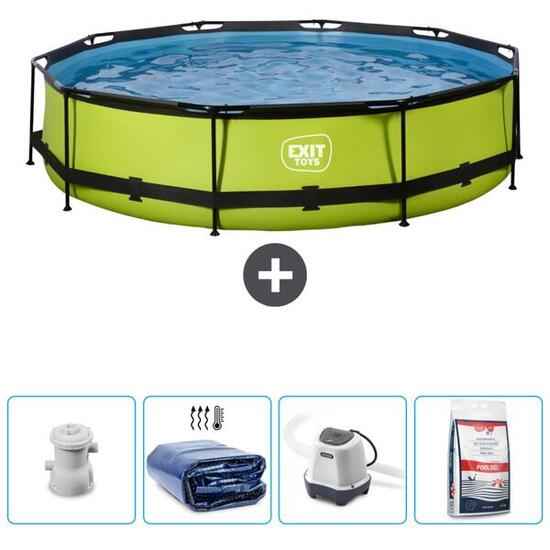 Piscine Ronde - 360x76 cm + Accessoires CB56