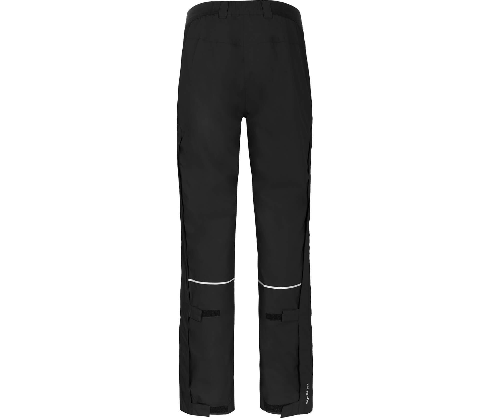 Regenhose Netzfutter, 12000 mm Wassersäule Schwarz 2/4