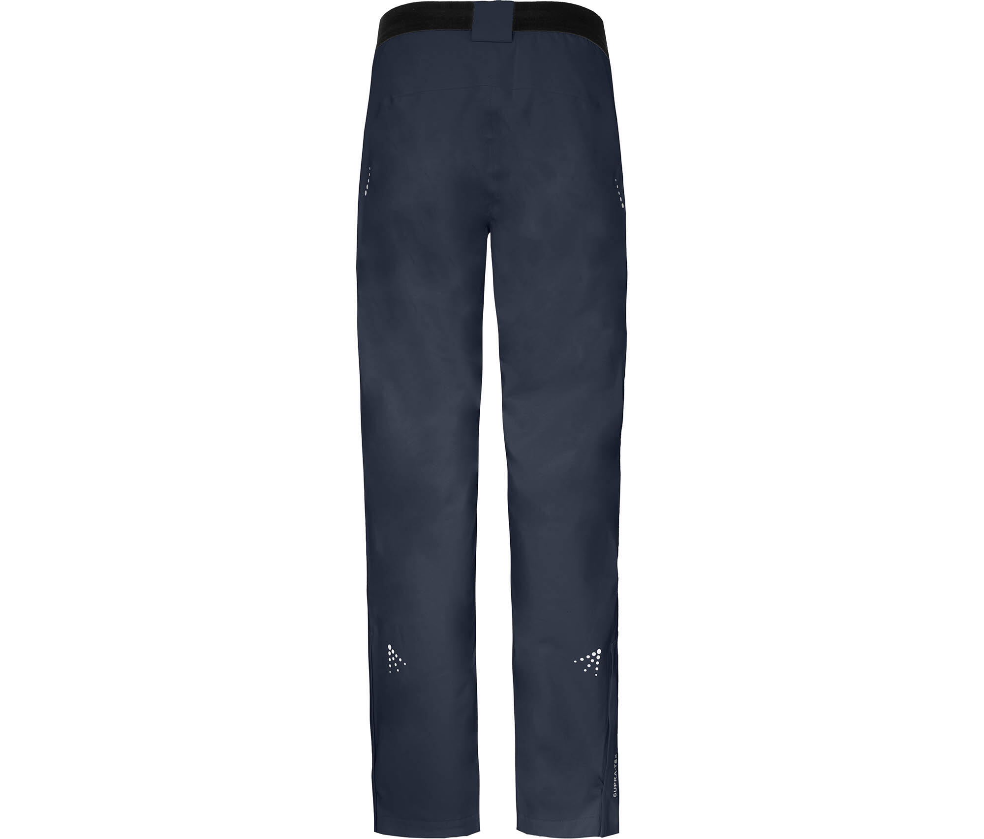 (Über-) Regenhose recycelt, leicht wattiert, 20000 mm Wassersäule Blau 2/4