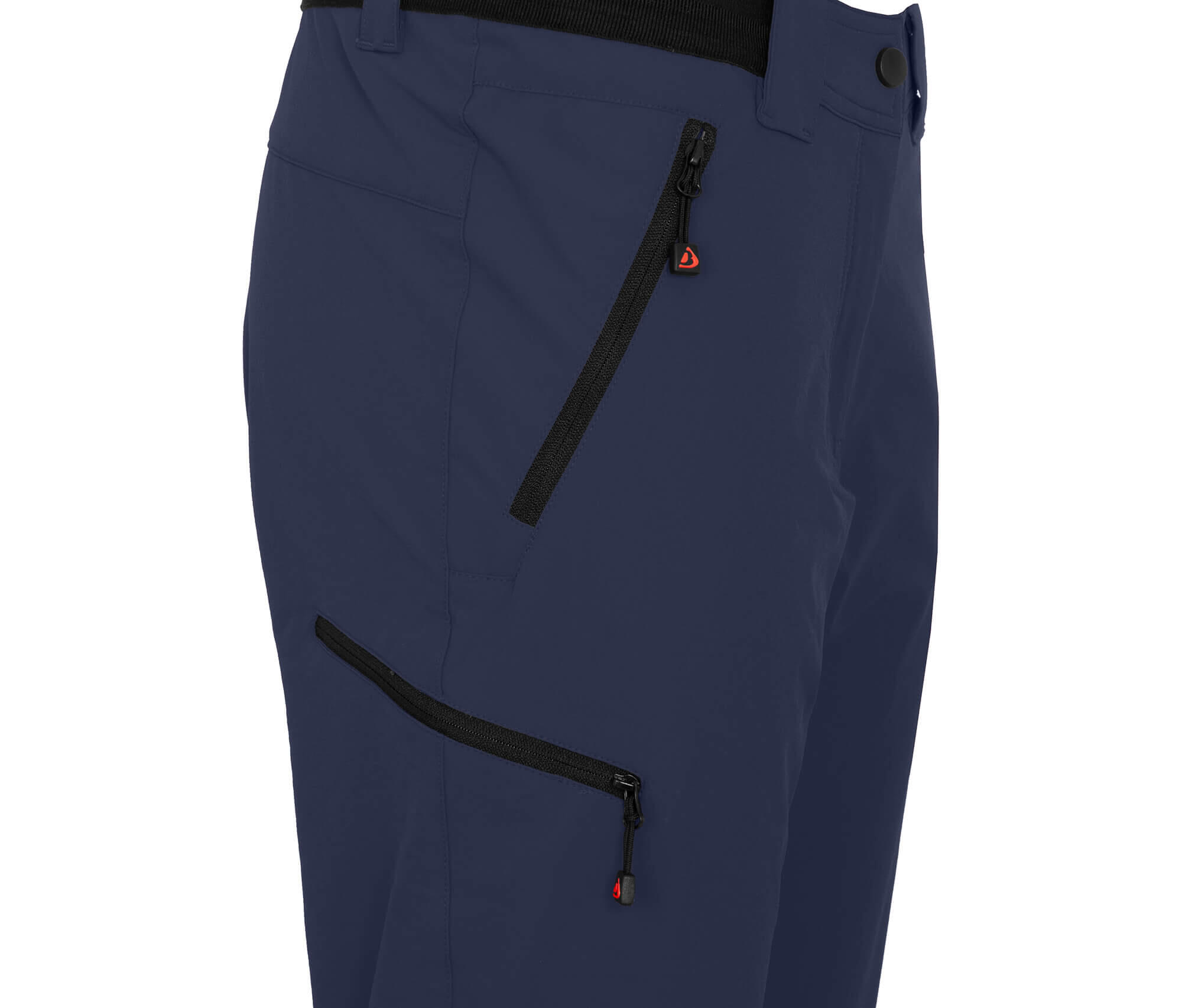Damen Wanderhose leicht, strapazierfähig blau 4/5