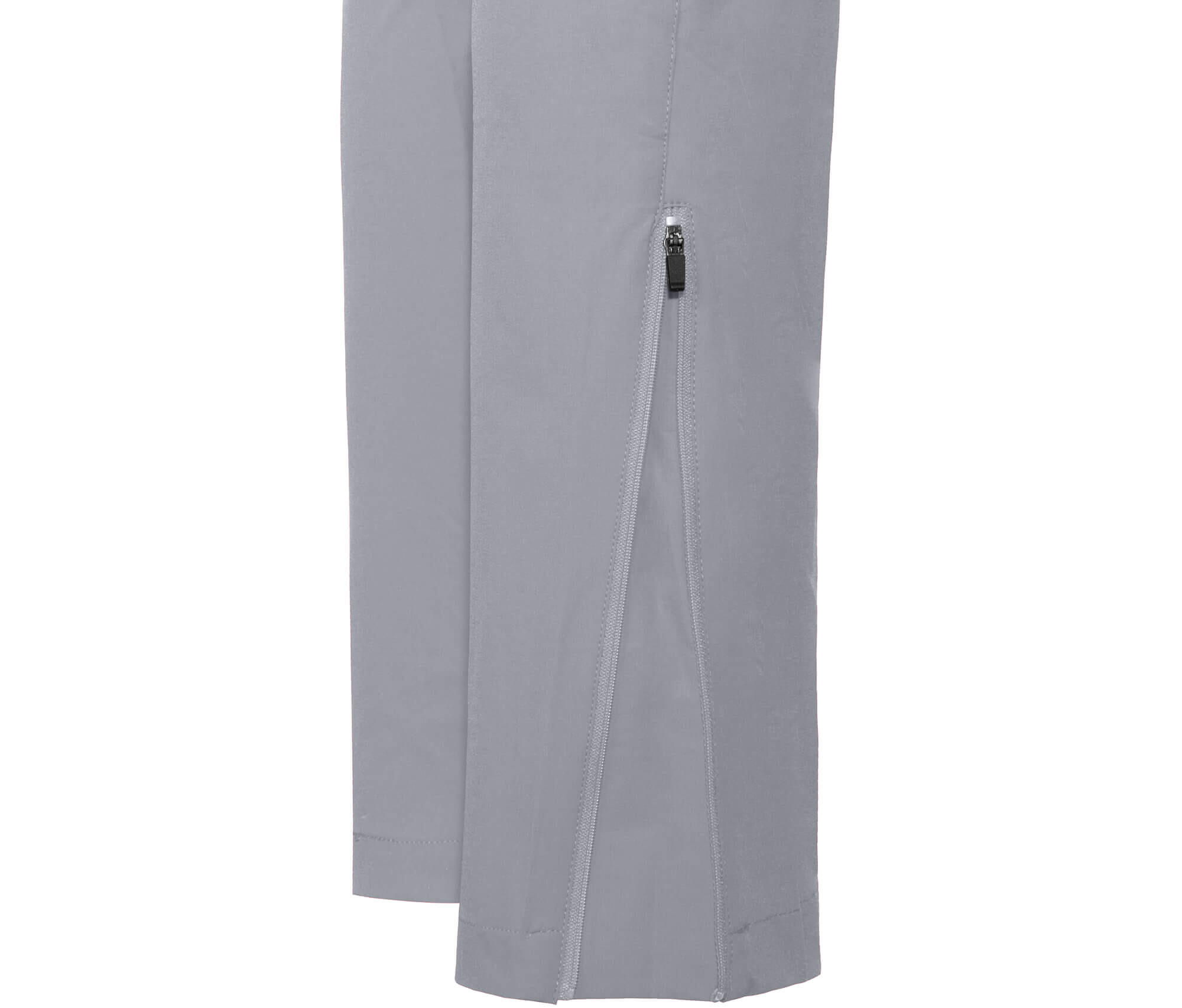 Damen Wanderhose leicht strapazierfähig grau 6/7
