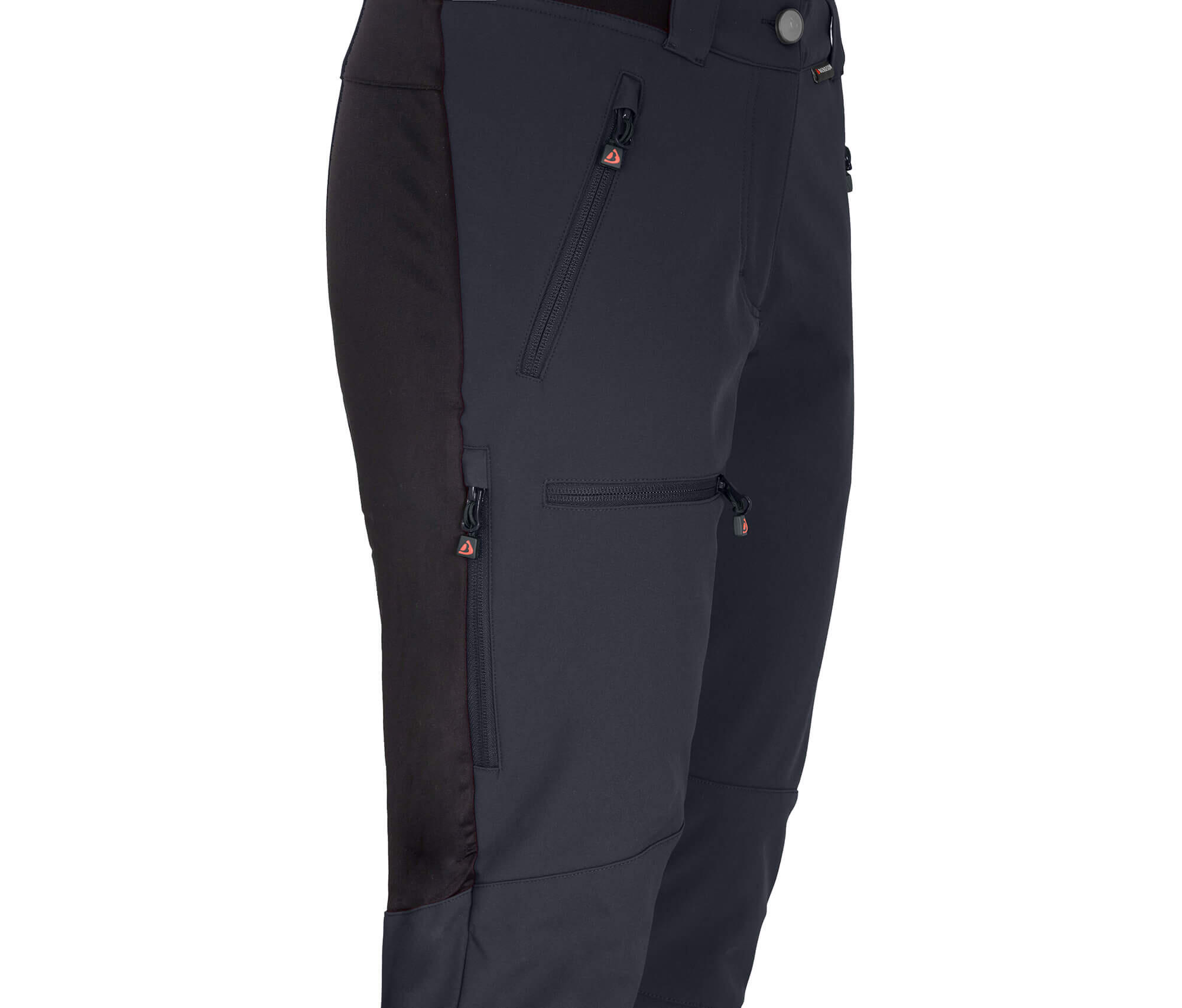 Winter Softshellhose mit warmem Innenfleece & elastischem Gesäßeinsatz Blau 3/6