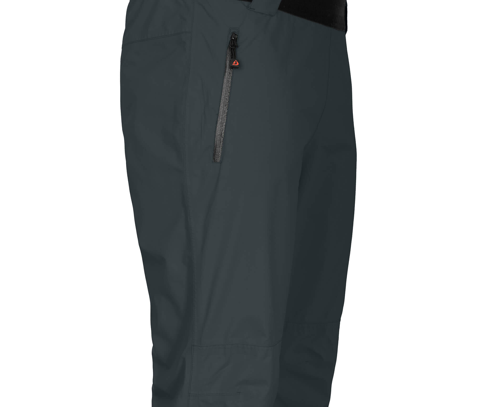 (Über-) Regenhose Überhose, Netzfutter, 12000 mm Wassersäule grau 3/6