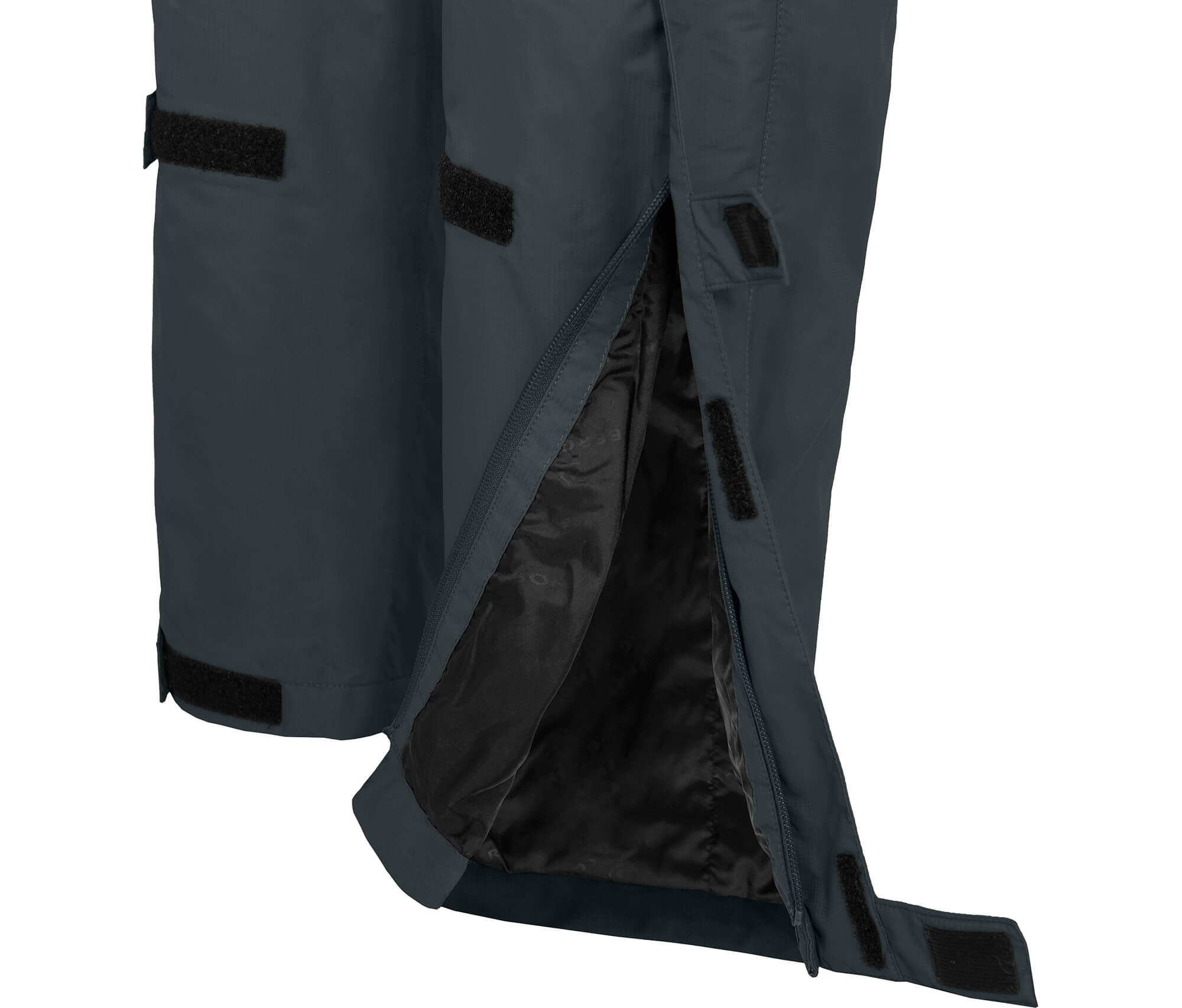Regenhose leicht wattiert, 12000 mm Wassersäule grau 4/4