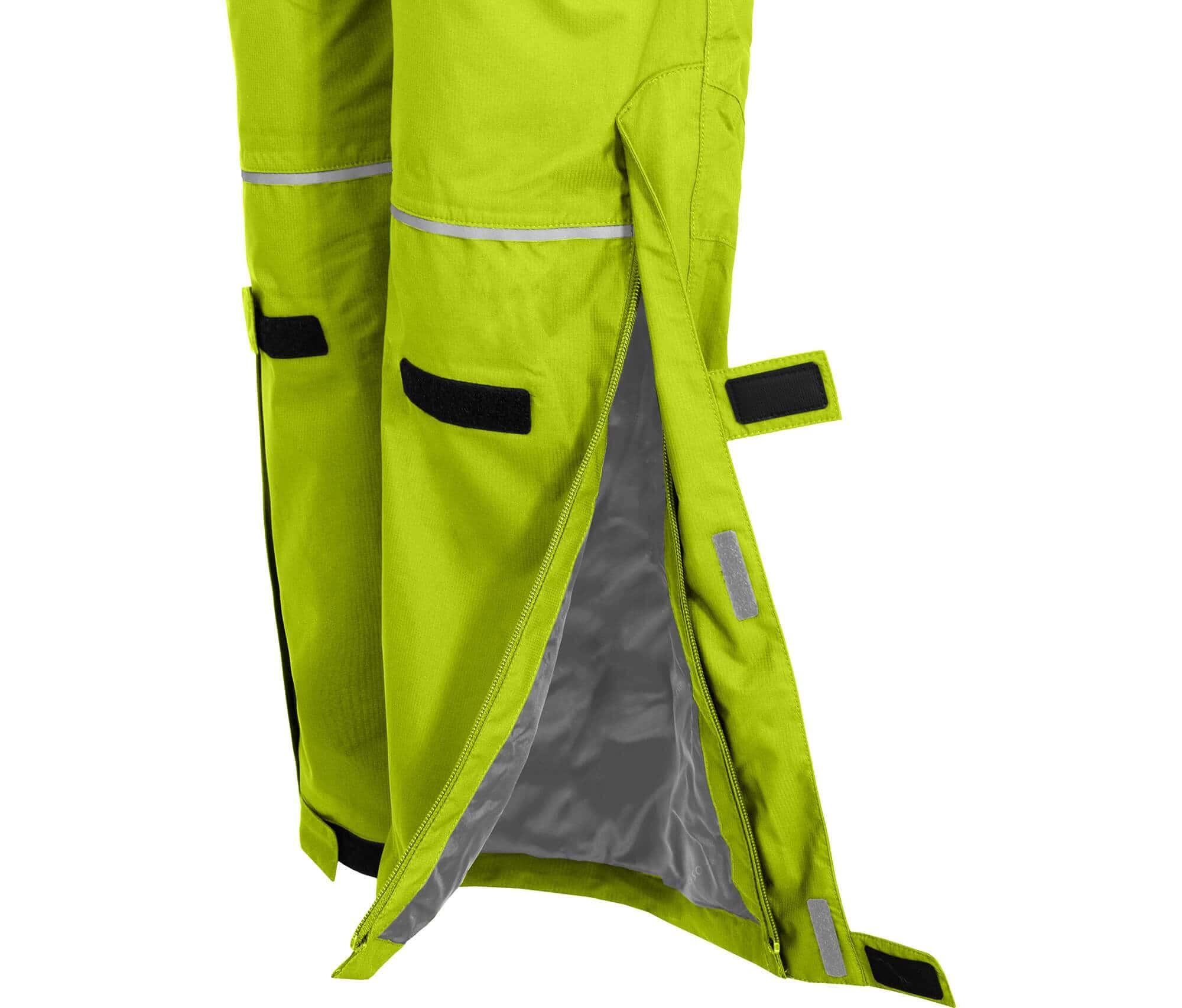 Regenhose leicht wattiert, 12000 mm Wassersäule Grün 4/4