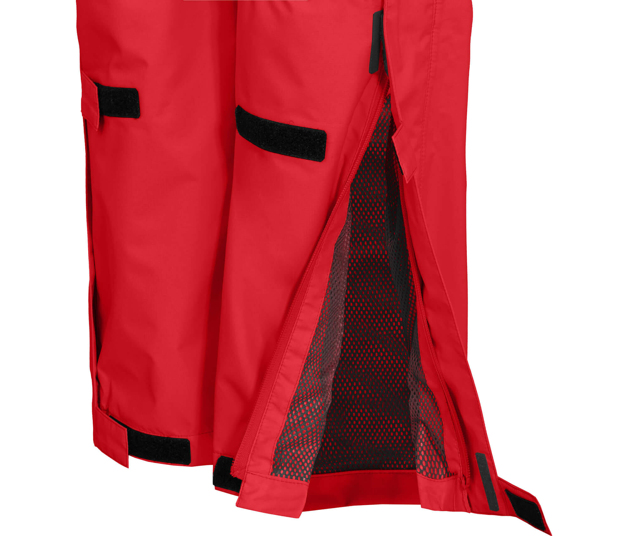 (Über-) Regenhose Netzfutter, 12000 mm Wassersäule rot 4/6