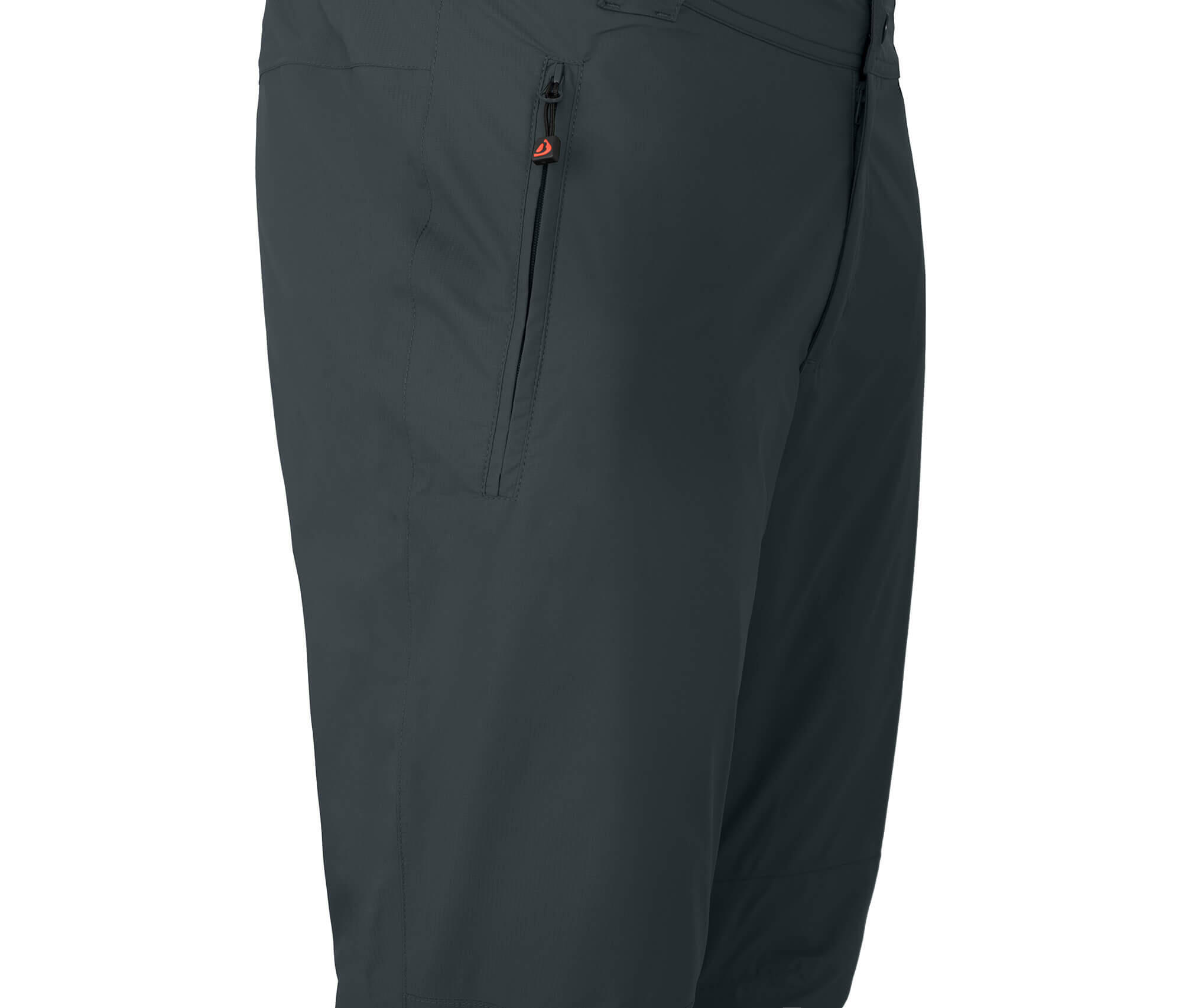 Regenhose leicht wattiert, 12000 mm Wassersäule grau 3/4