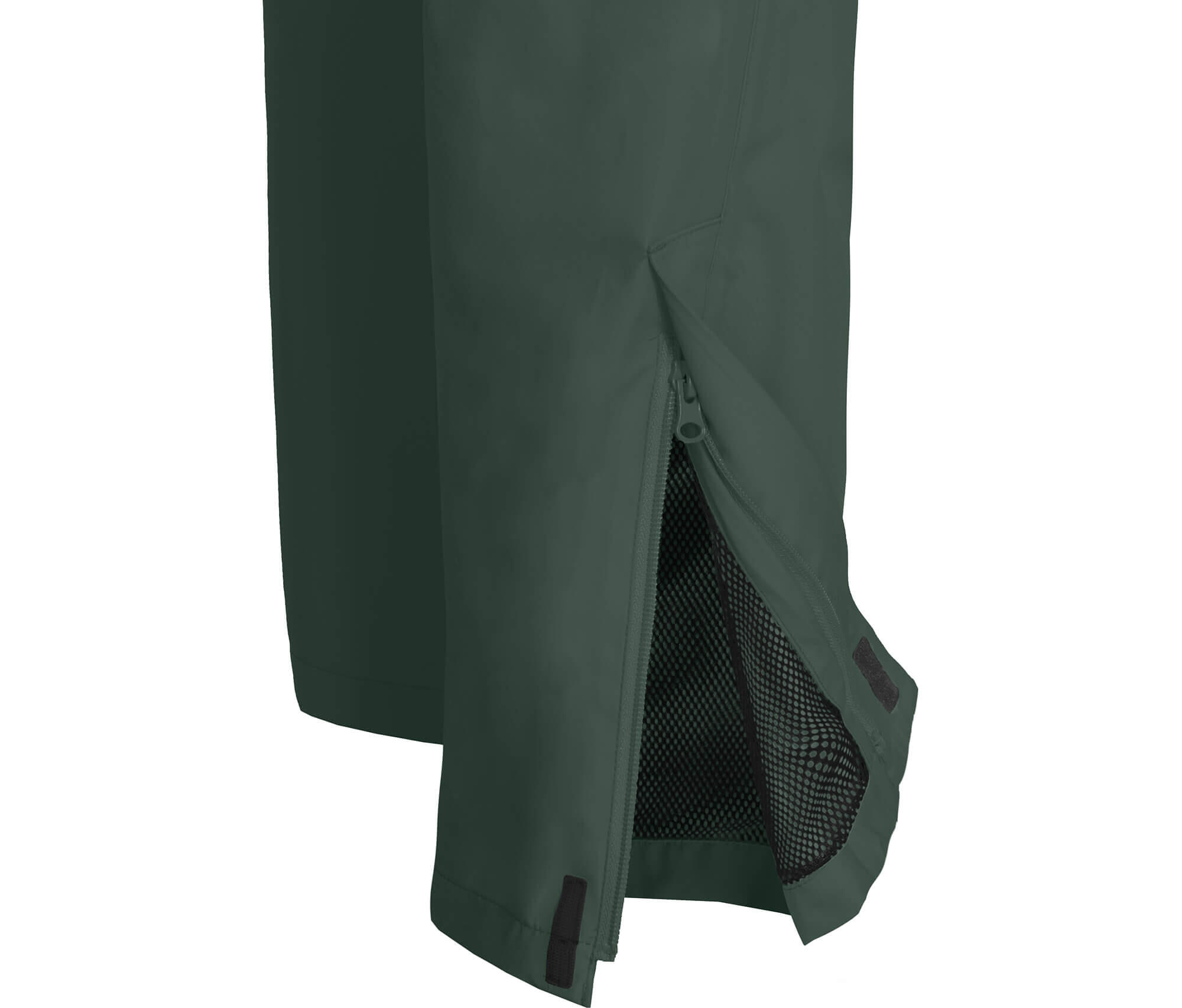 (Über-) Regenhose Netzfutter, 20000 mm Wassersäule Grün 4/5