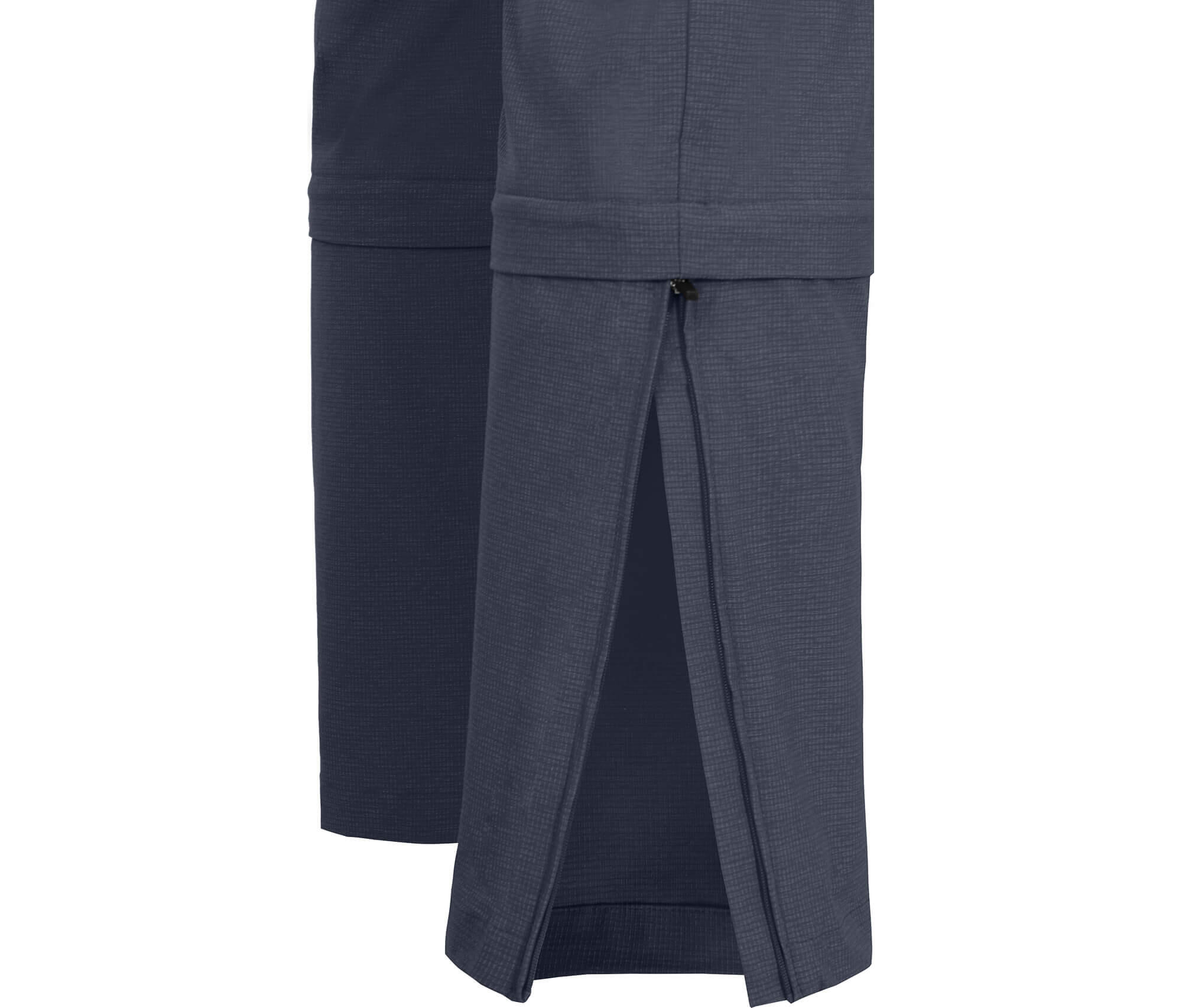 Herren Wanderhose robust elastisch Grau 6/7