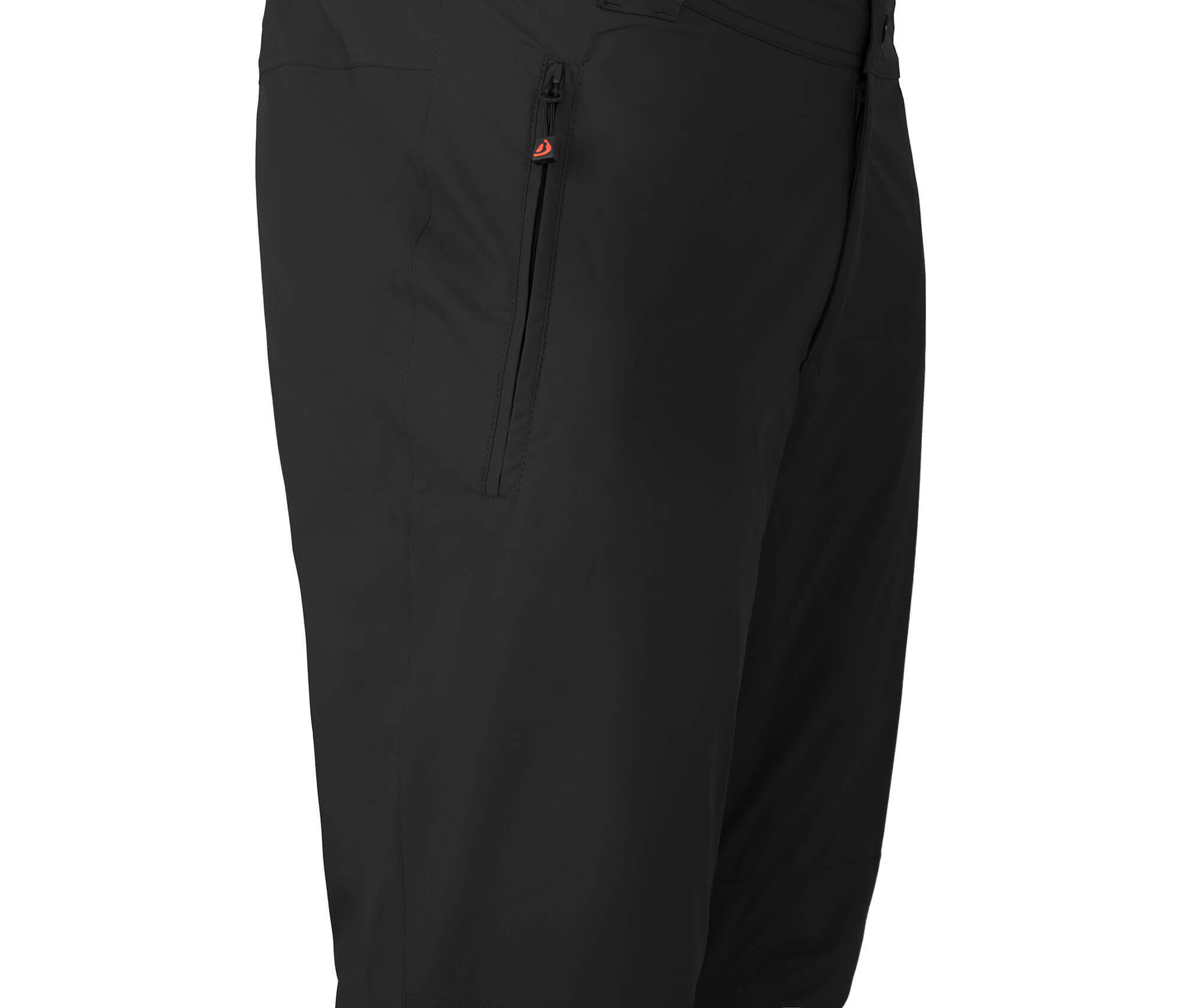Regenhose leicht wattiert, 12000 mm Wassersäule Schwarz 3/4