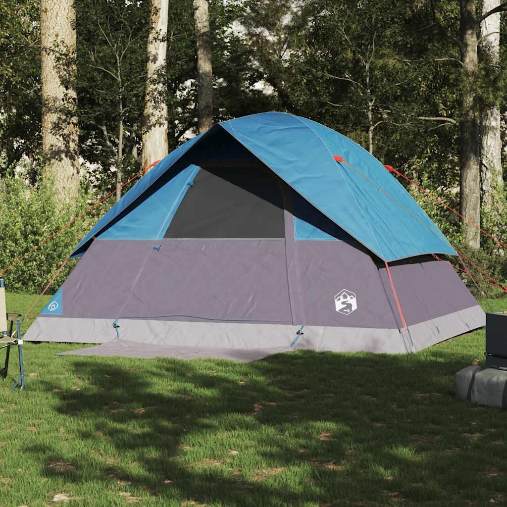 Tente Dôme Imperméable pour 6 Personnes en Bleu 3/7
