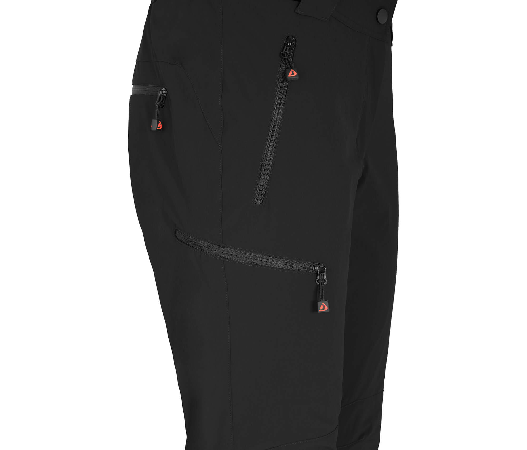Winter-Wanderhose warm gefüttert, elastisch Schwarz 3/7