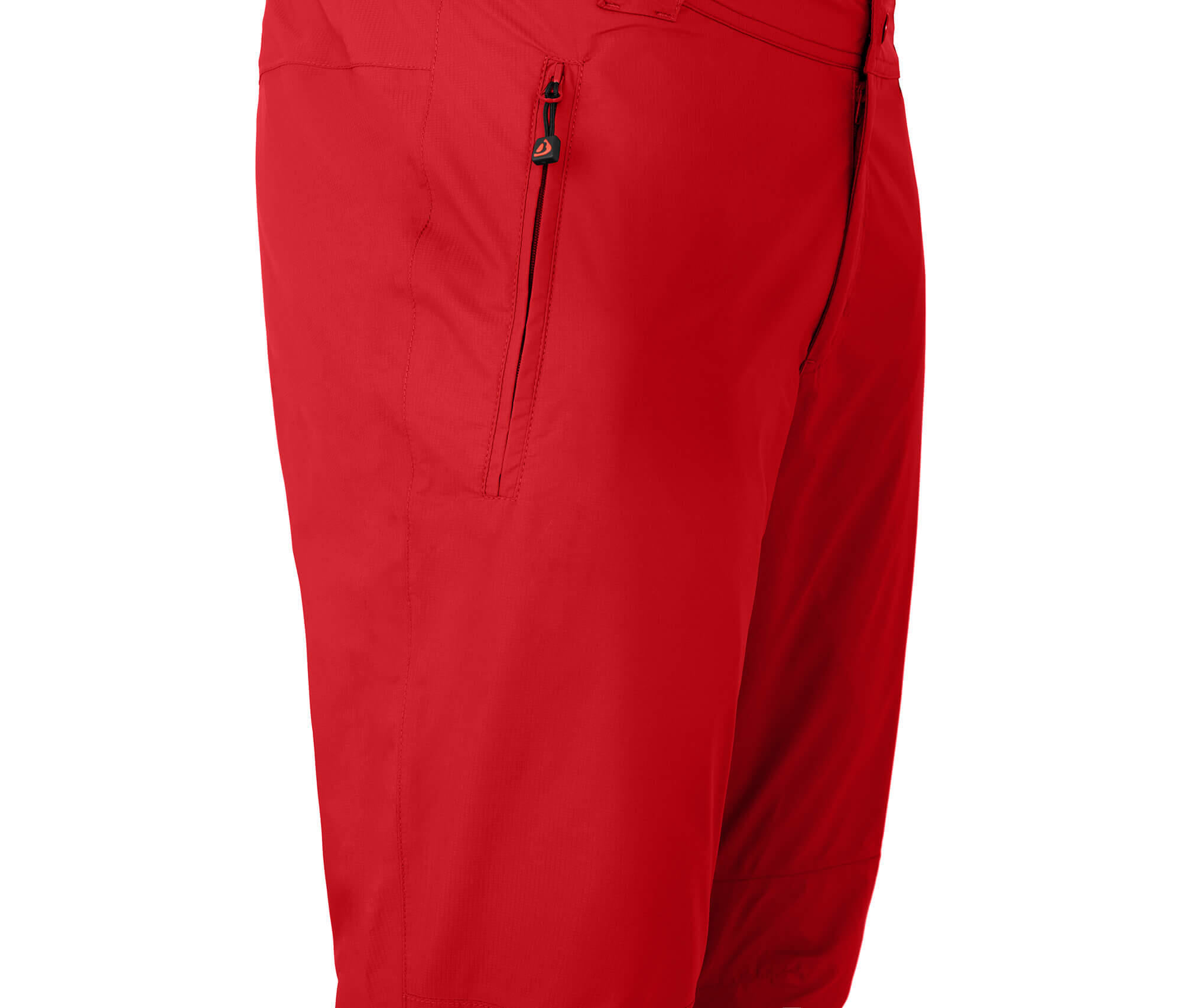 Regenhose leicht wattiert, 12000 mm Wassersäule rot 3/4