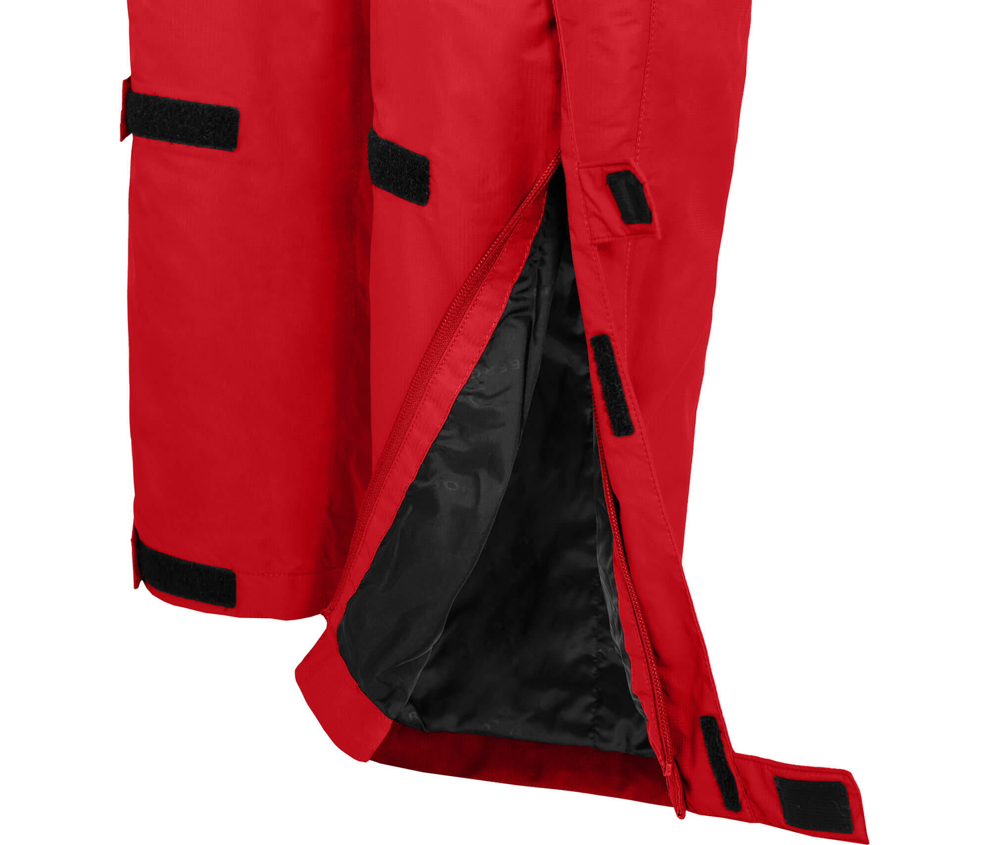 Regenhose leicht wattiert, 12000 mm Wassersäule rot 4/4