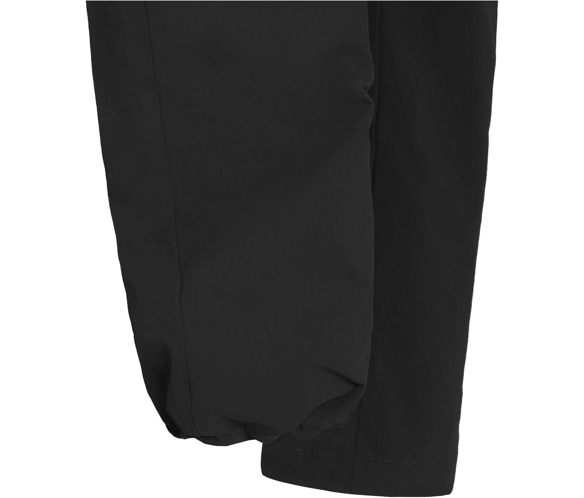 Winter-Wanderhose warm gefüttert, elastisch Schwarz 6/7