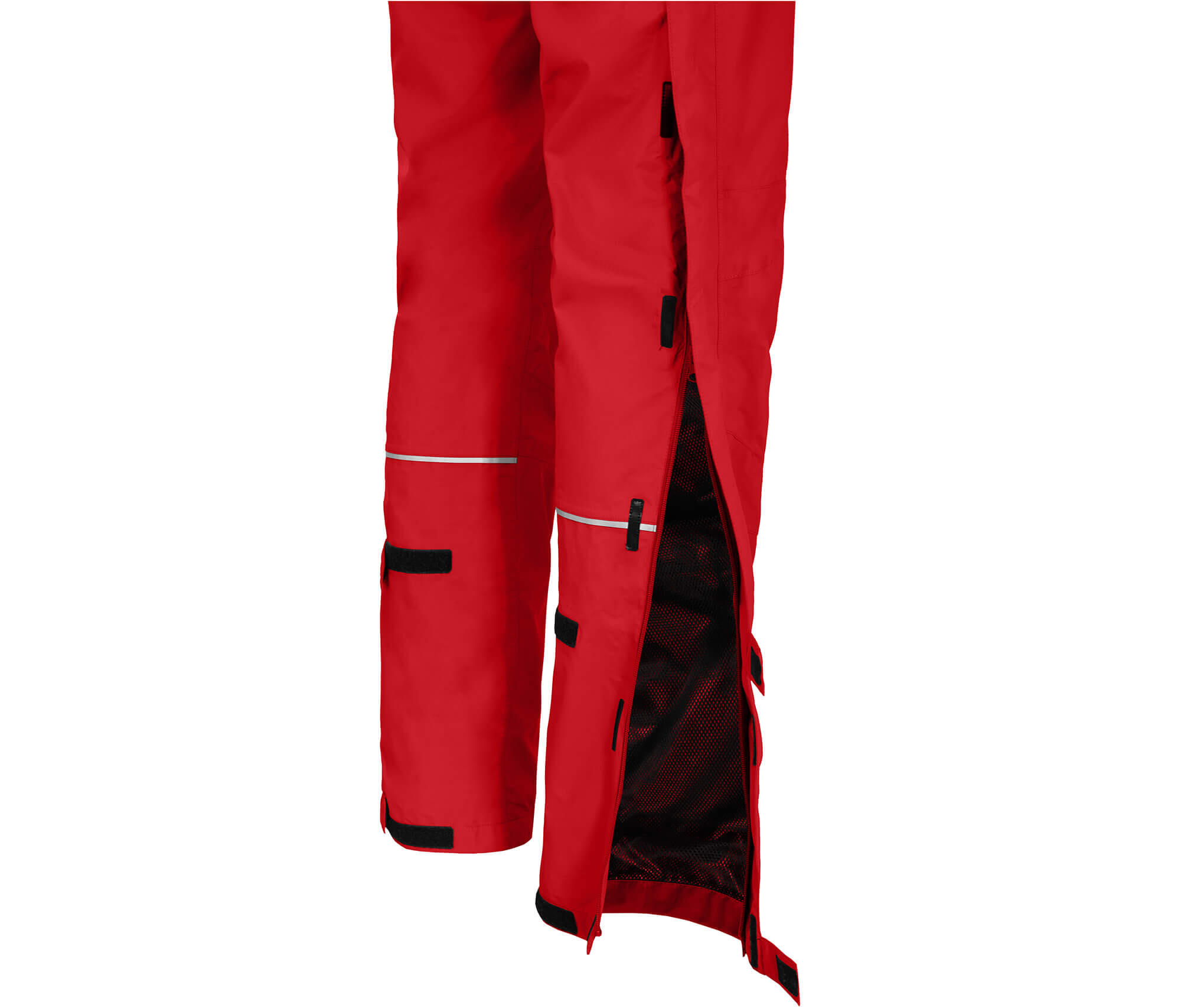 Regenhose Netzfutter, 12000 mm Wassersäule rot 4/4