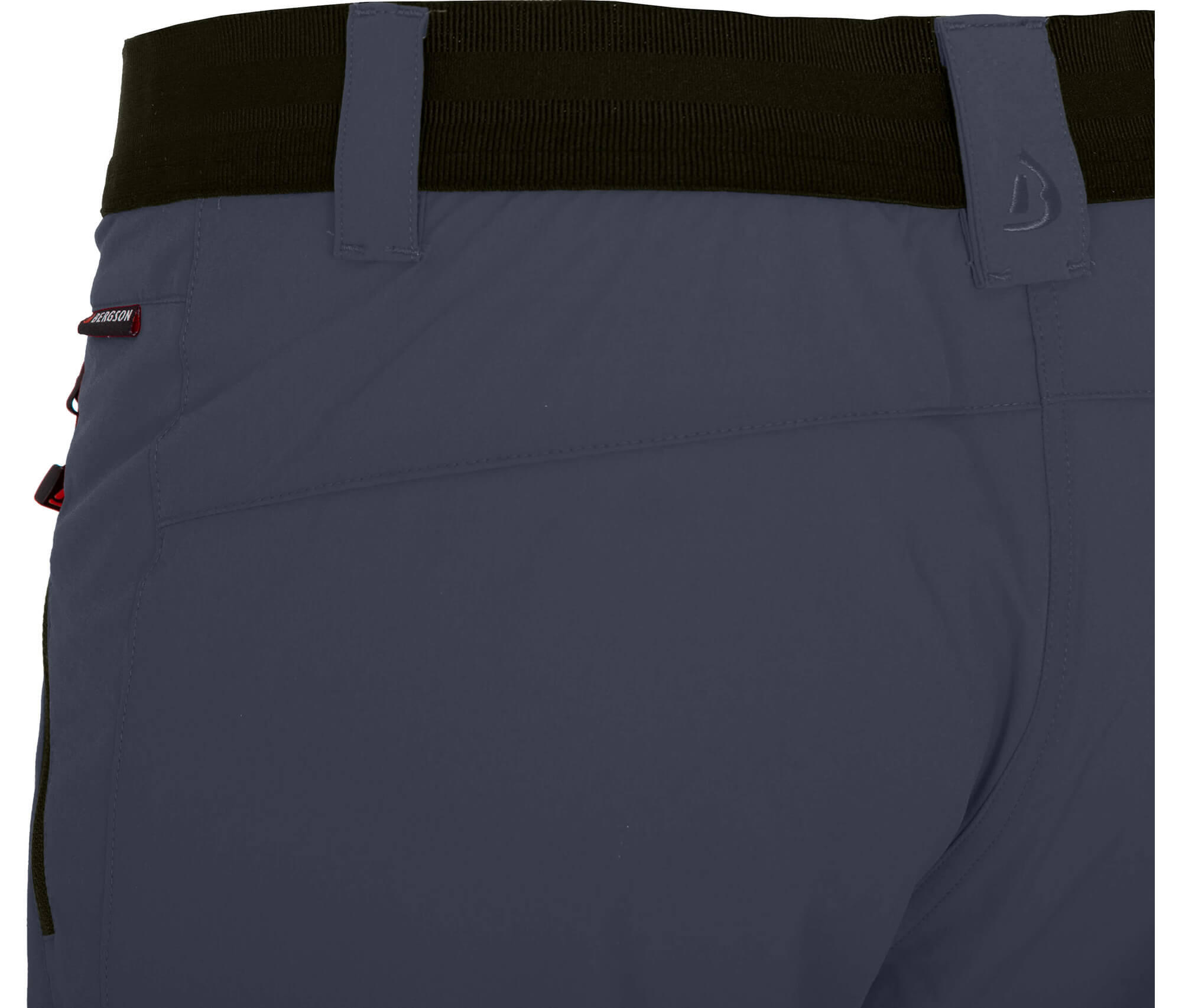 Damen Wanderhose leicht, strapazierfähig Grau 3/5