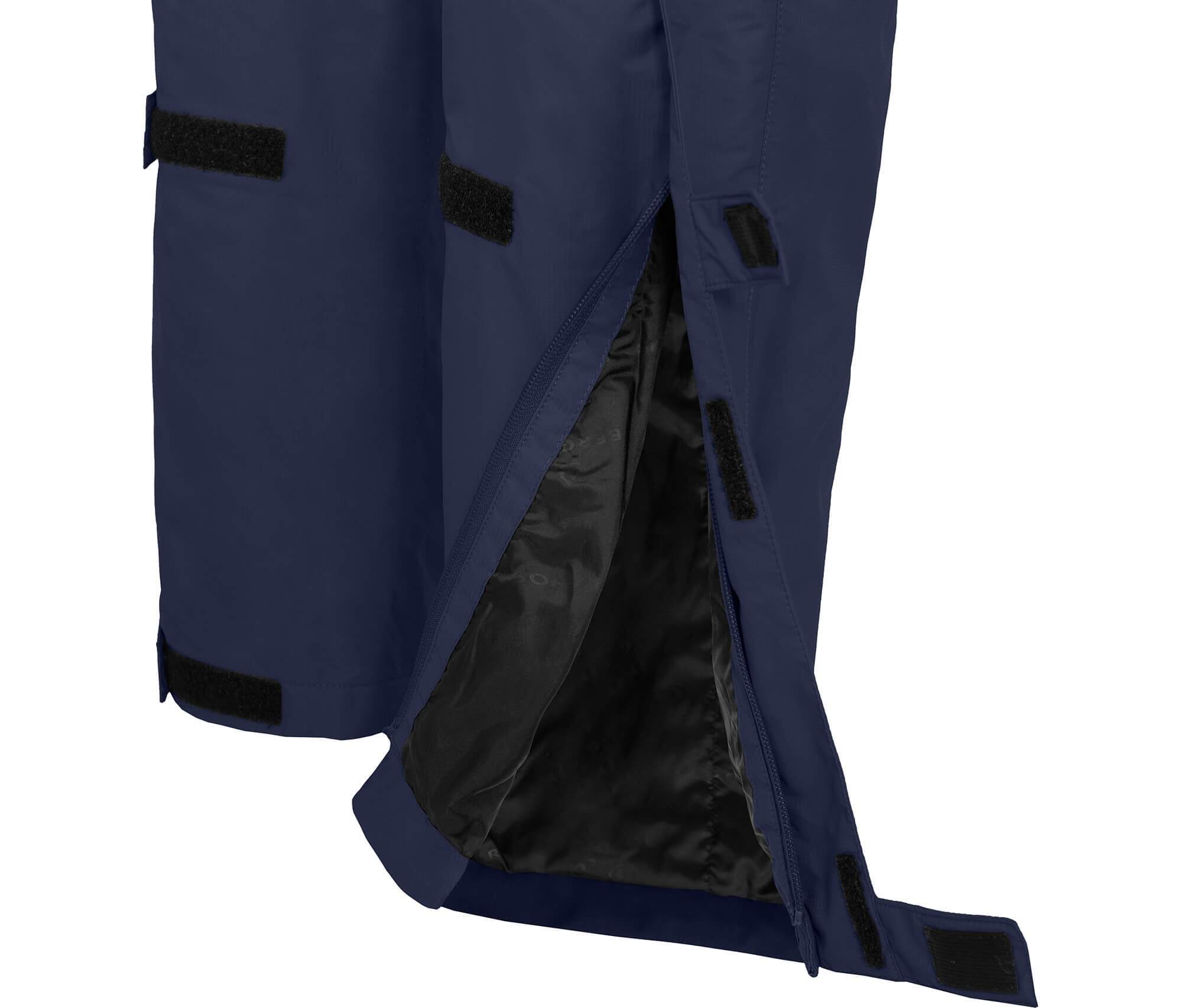 Regenhose leicht wattiert, 12000 mm Wassersäule blau 4/4