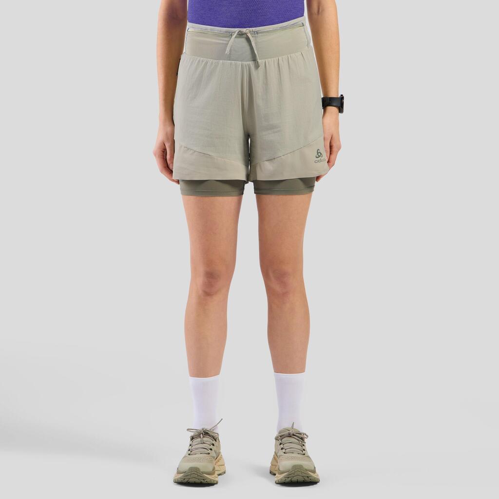 Odlo X-Alp Trail 5'' 2-In-1 Women's Short Grey