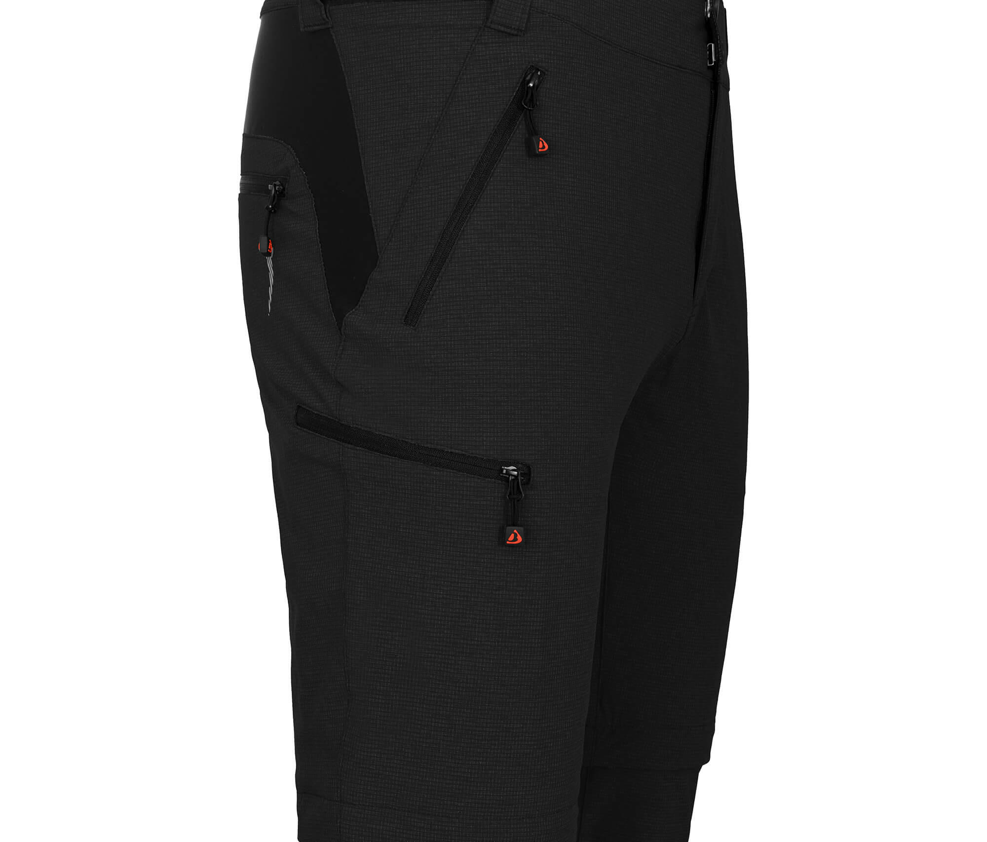 Herren Outdoorhose & Radhose robust, elastisch Schwarz 4/5
