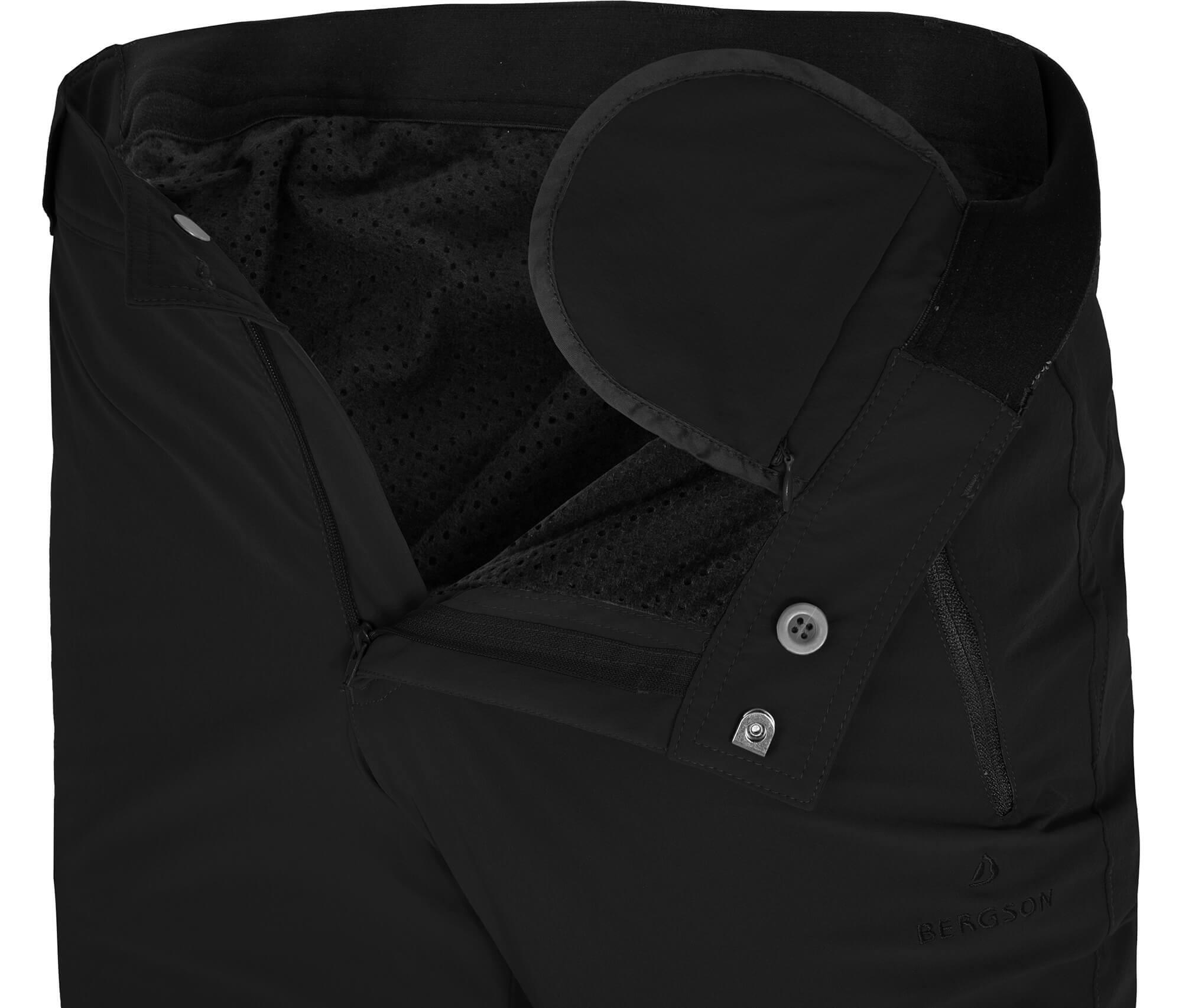 Winter-Wanderhose warm gefüttert, elastisch Schwarz 5/7