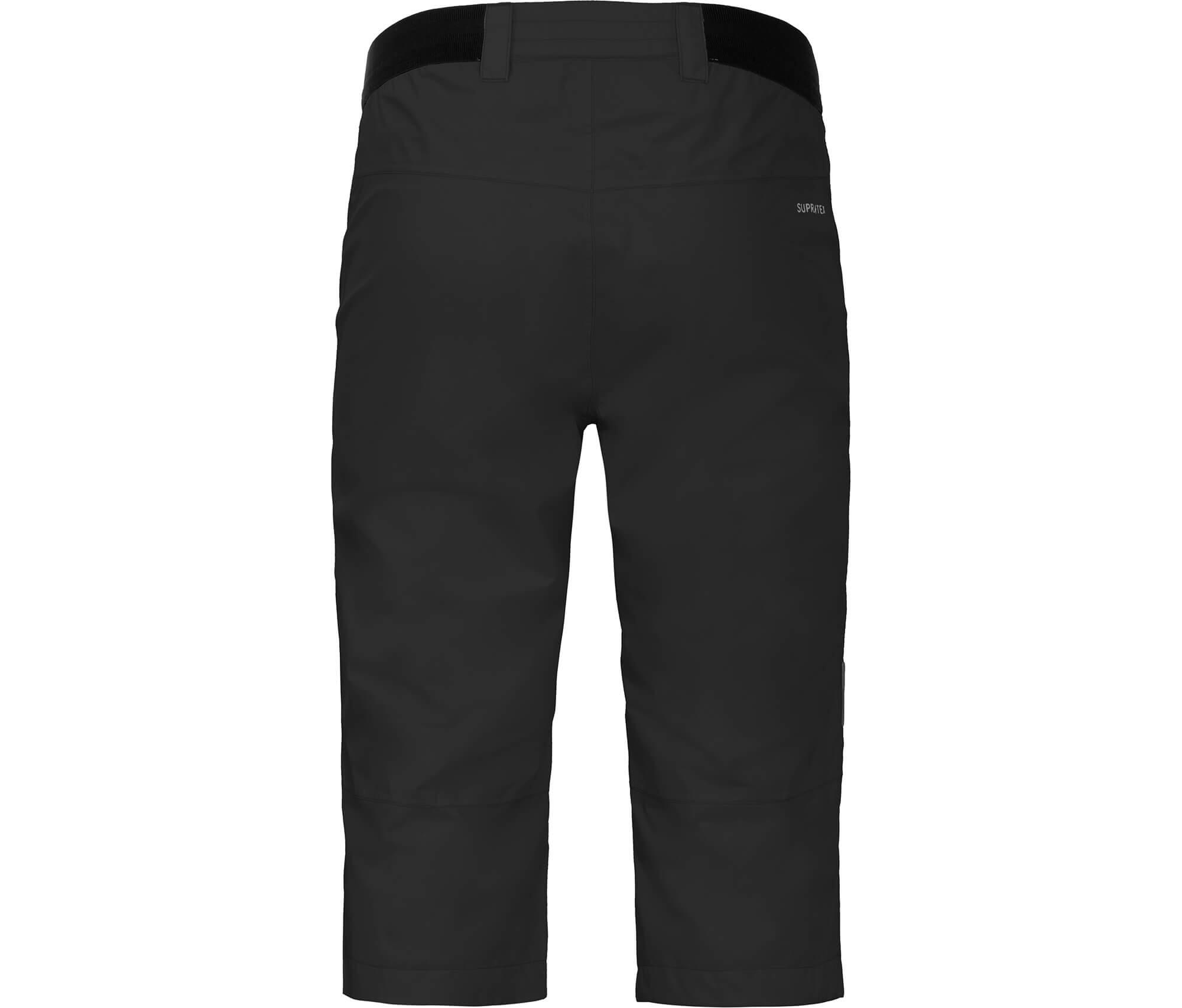 3/4 Regenhose Netzfutter, 12000 mm Wassersäule Schwarz 2/5
