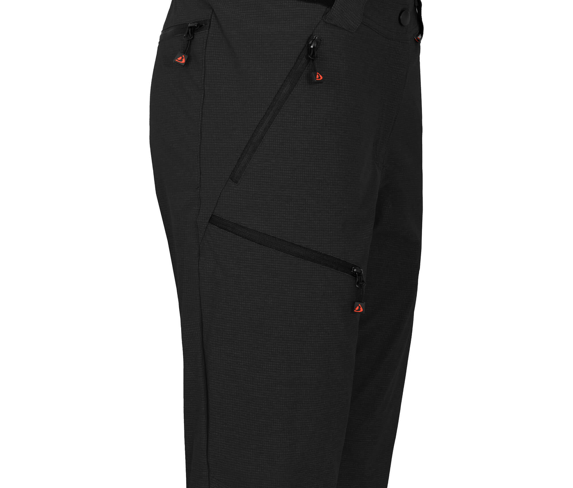 Wanderhose robust, elastisch Schwarz 3/6