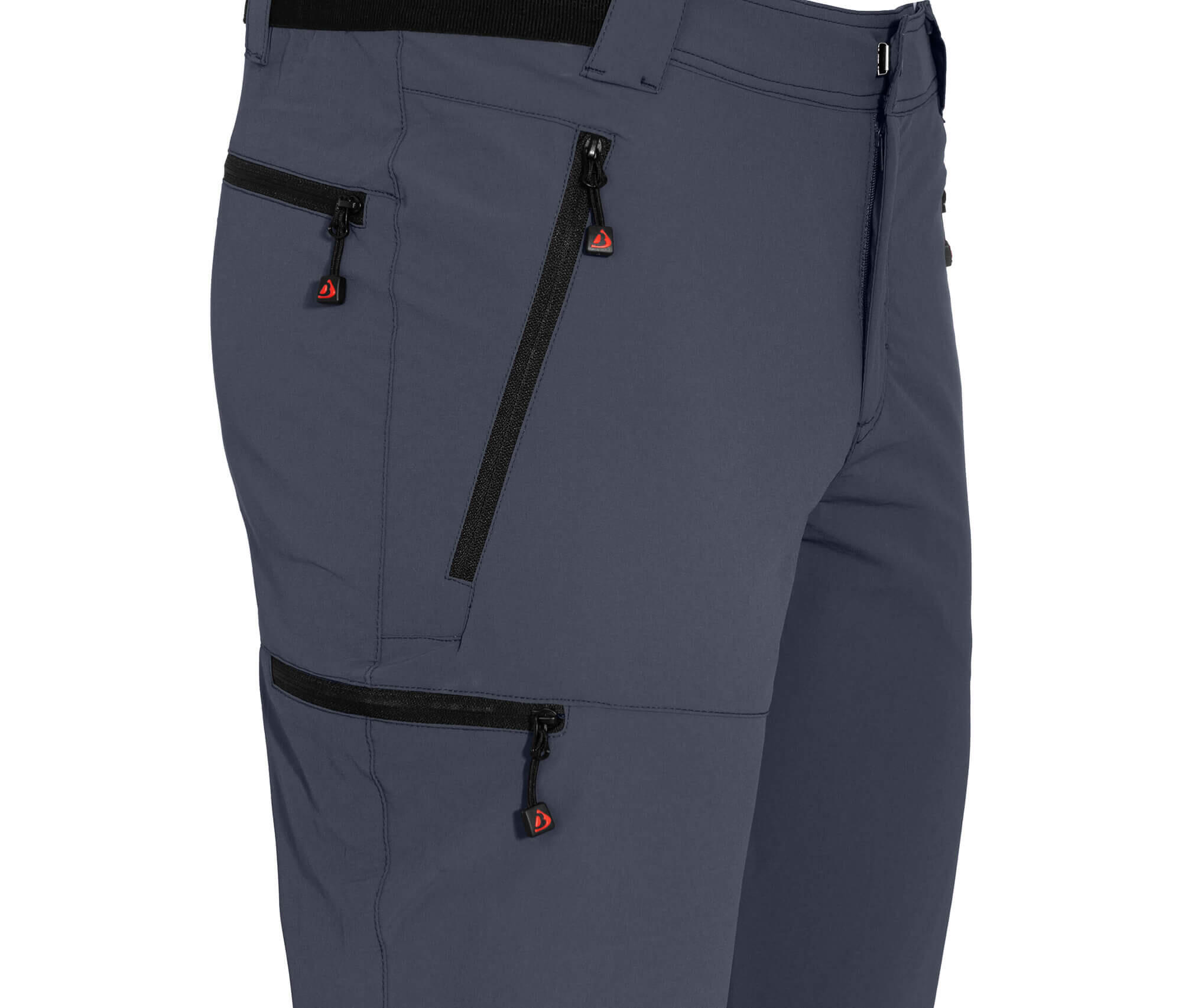 Herren Wanderhose leicht, strapazierfähig Grau 4/5