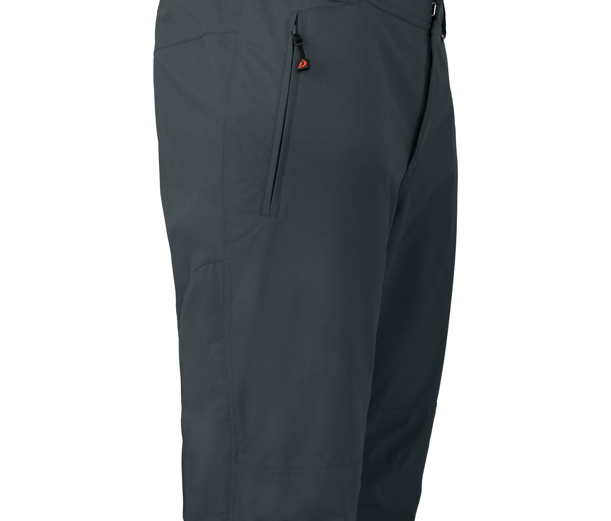 Regenhose Netzfutter, 12000 mm Wassersäule grau 3/4