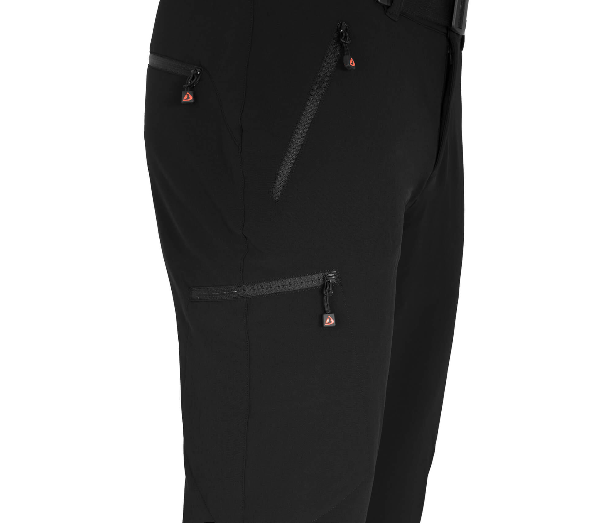 Herren Winter Wanderhose aus recyceltem Polyester Schwarz 3/5