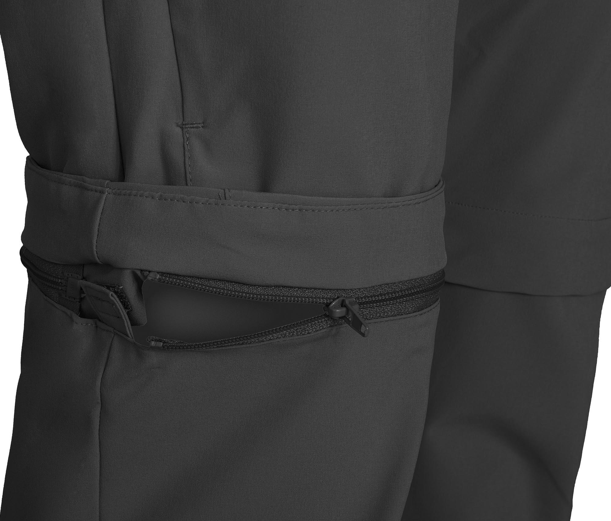 Damen Wanderhose recycelt, elastisch, sportlich Schwarz 4/7