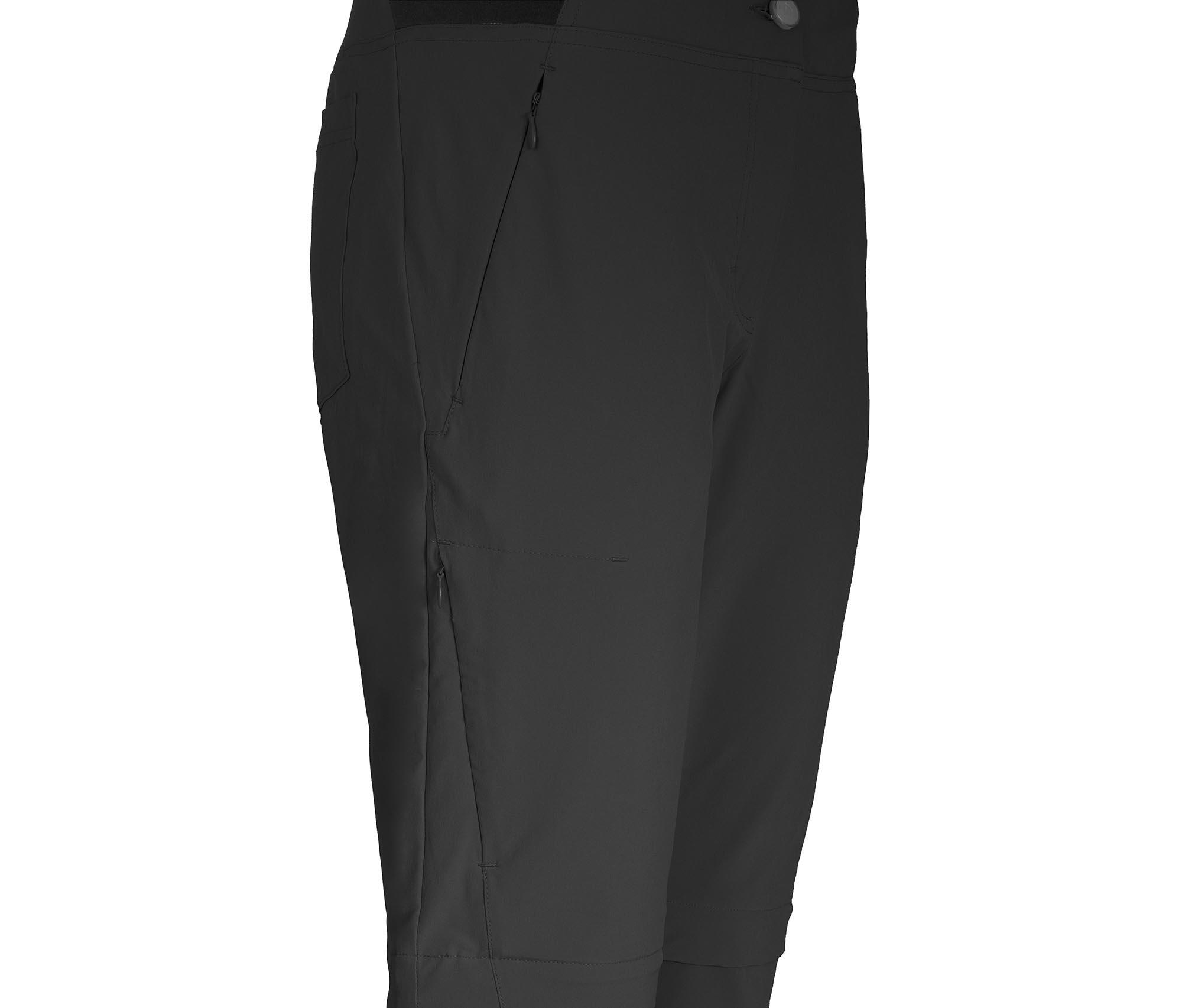 Damen Wanderhose recycelt, elastisch, sportlich Schwarz 5/7