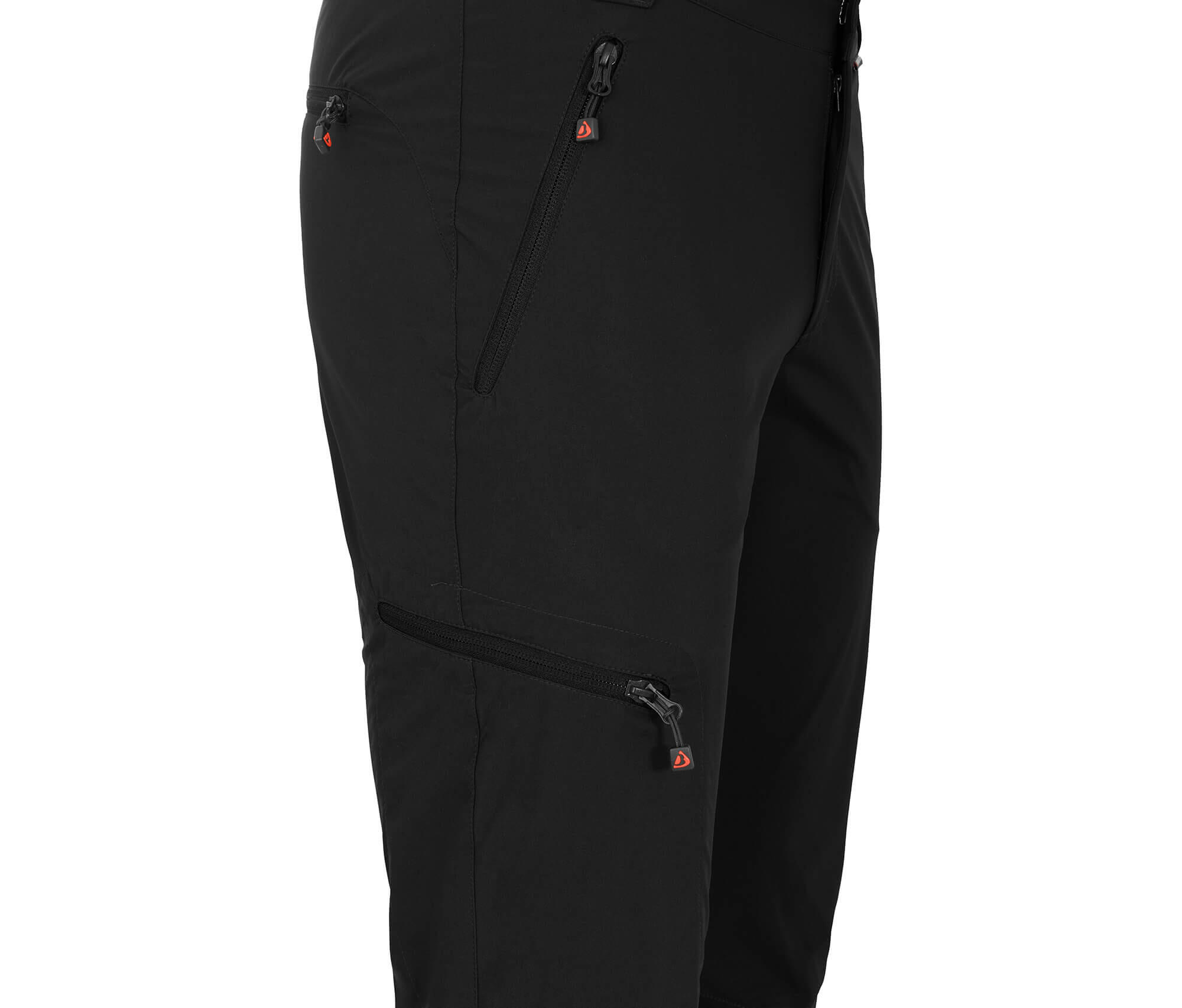 Softshellhose winddicht, strapazierfähig Schwarz 3/5