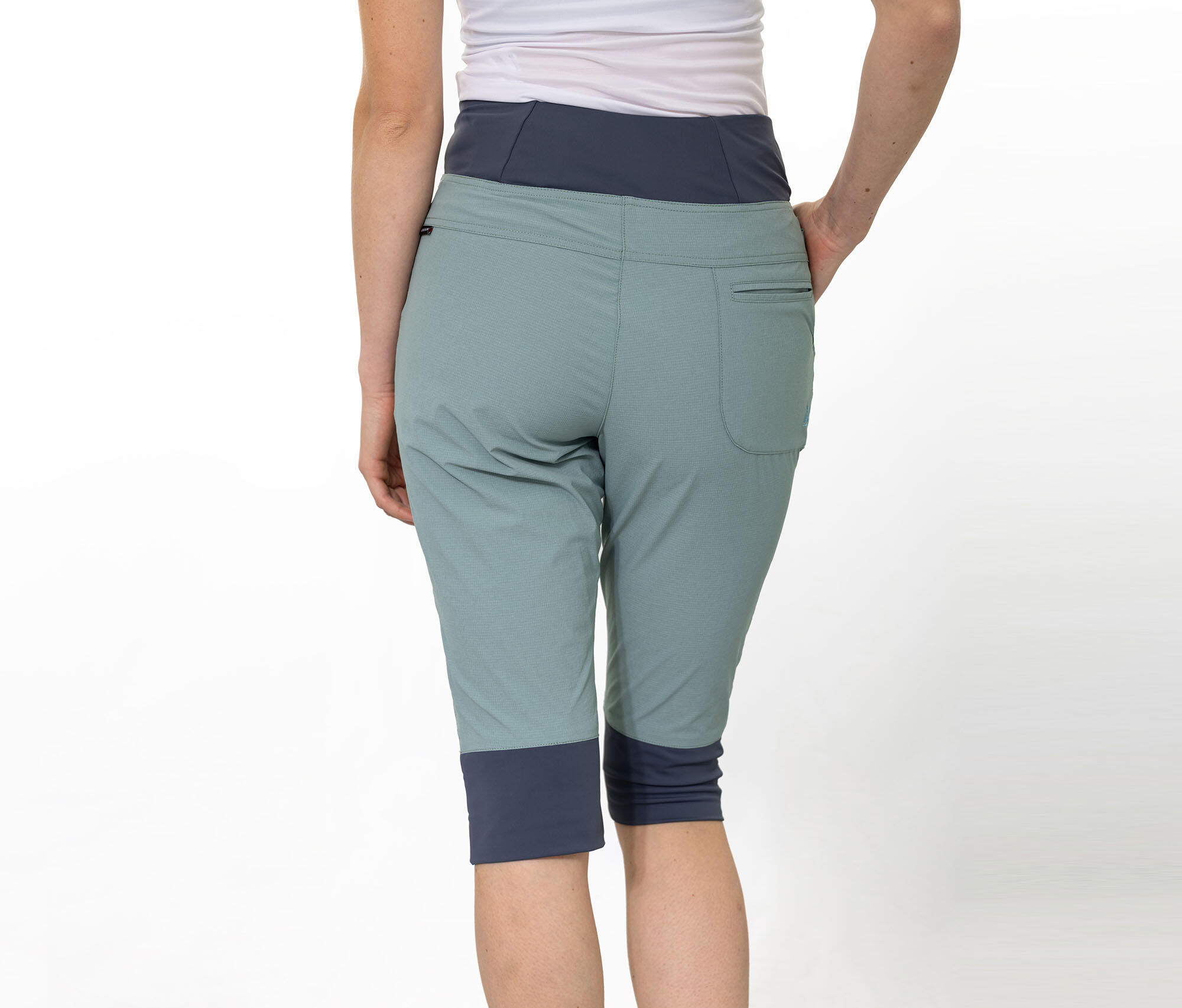 Damen 3/4 Wanderhose leicht, elastisch, strapazierfähig Blau 5/5
