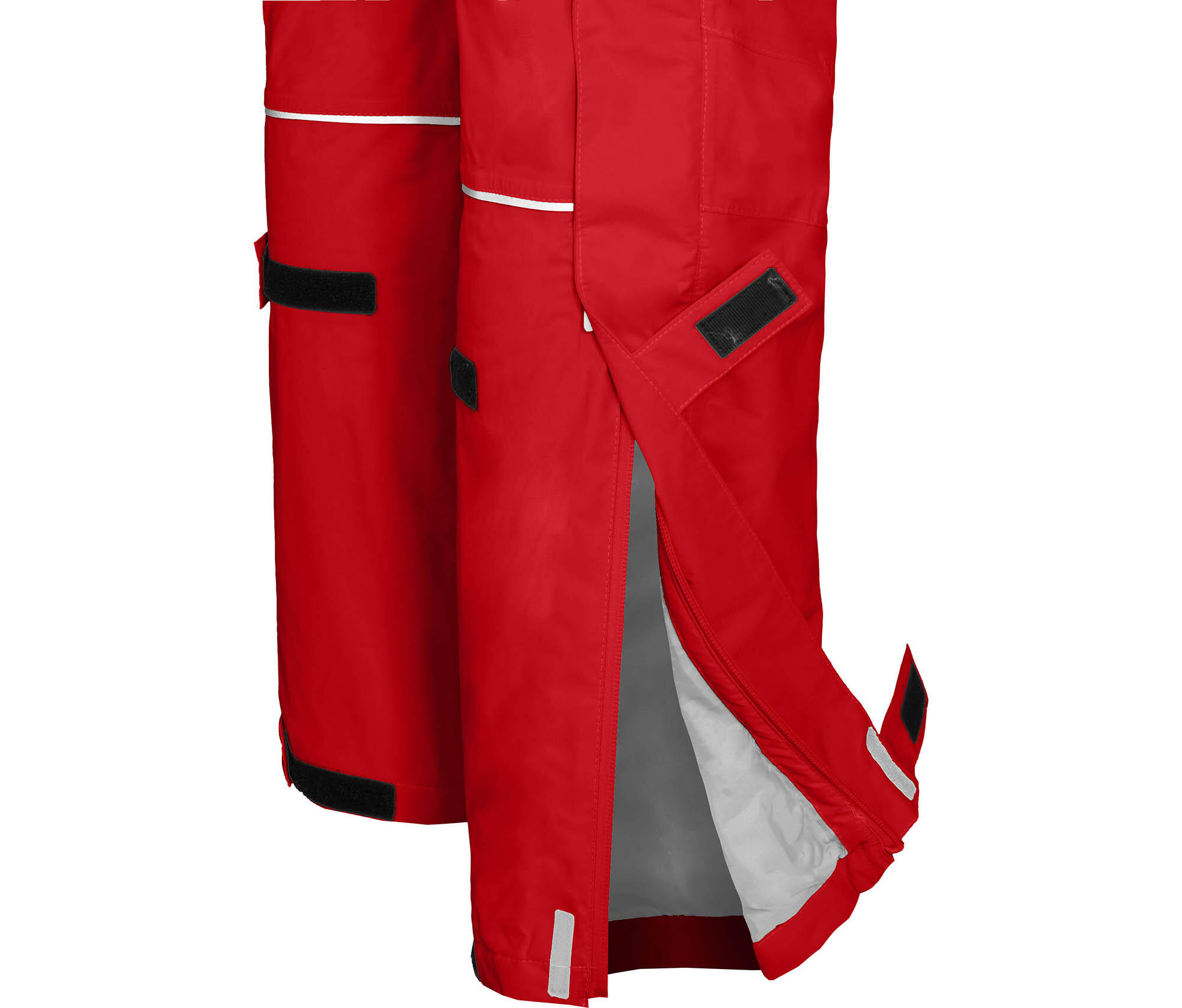 (Über-) Regenhose leicht wattiert, 12000 mm Wassersäule rot 5/7