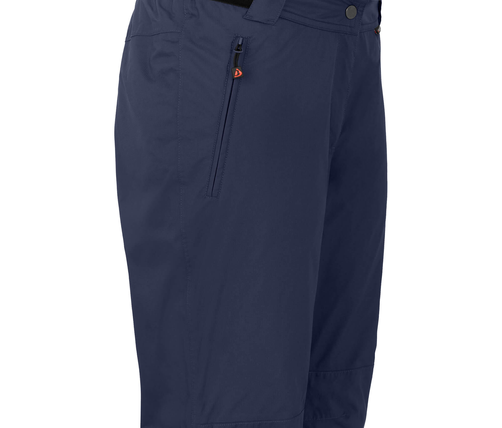 Regenhose leicht wattiert, 12000 mm Wassersäule blau 3/4