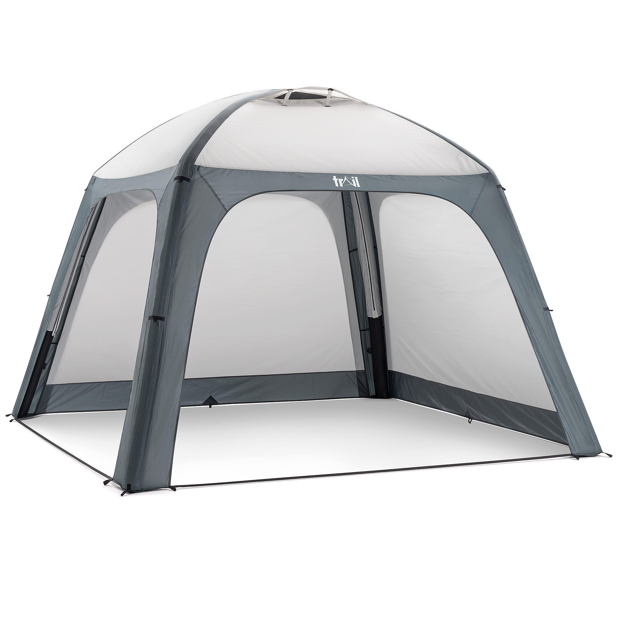 TRAIL OUTDOOR LEISURE Trail Air Shelter Inflatable Gazebo with Detachable Sides Event Garden Camping