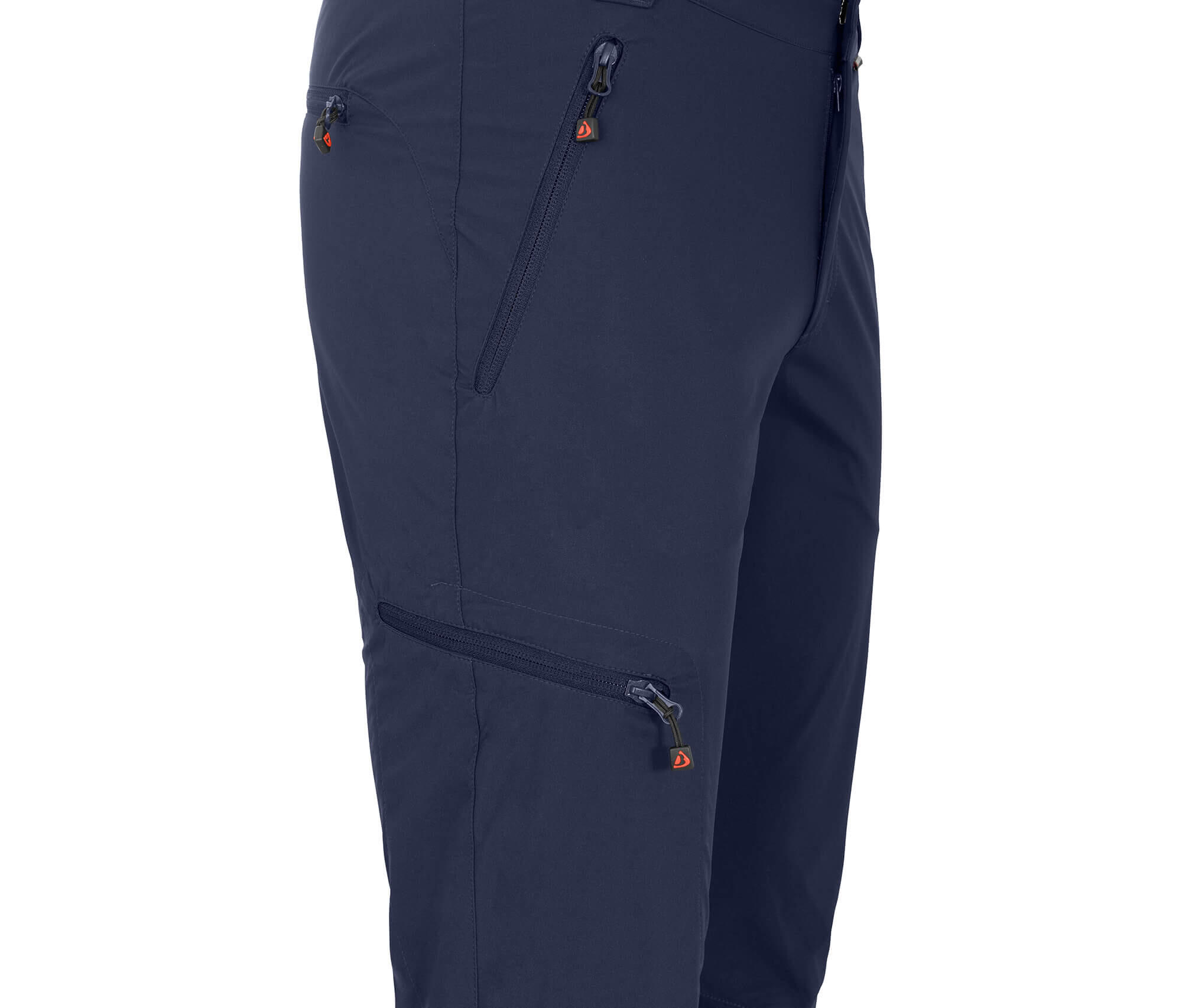 Herren Softshellhose winddicht, strapazierfähig blau 3/5