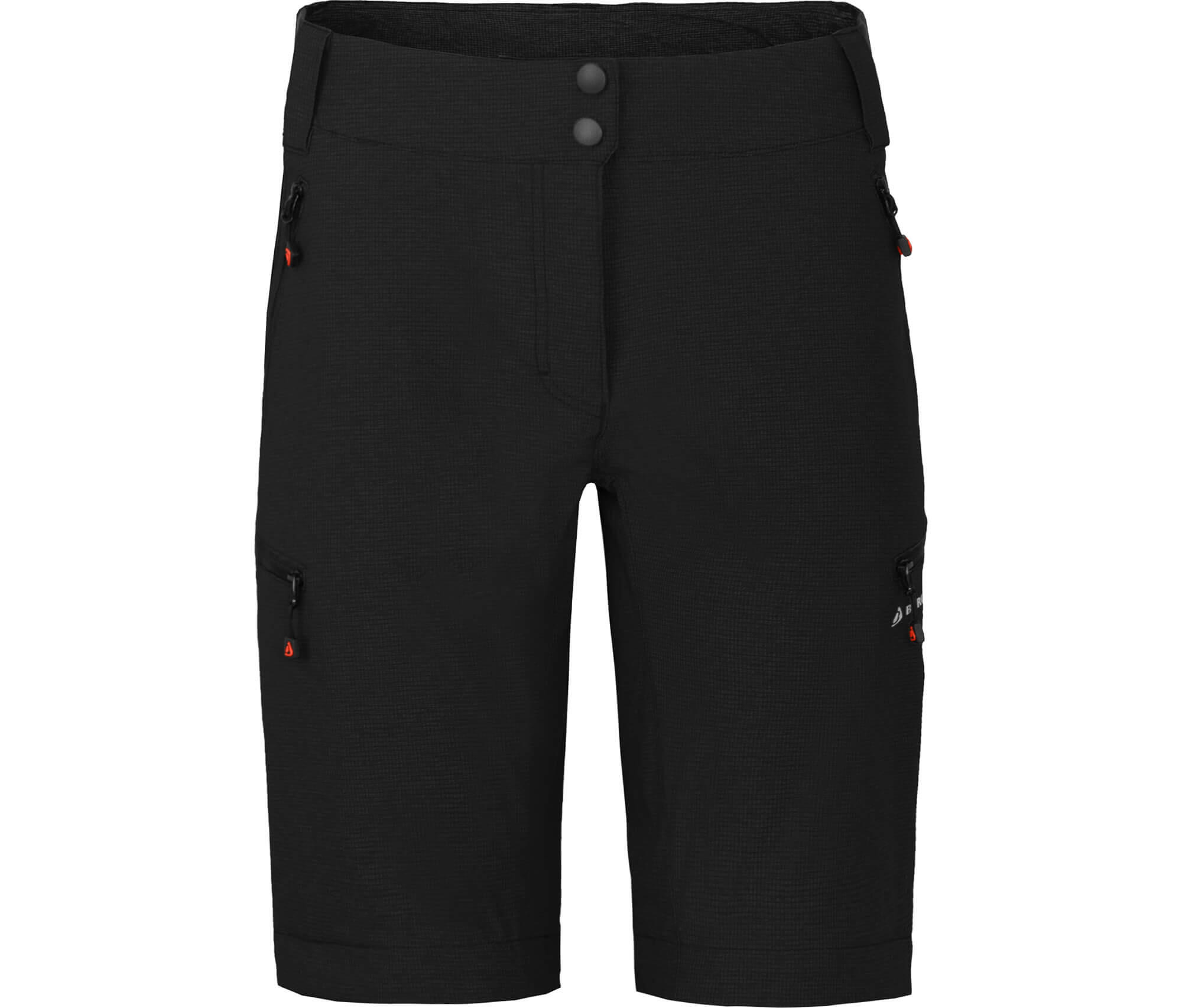 Damen Radhose robust elastisch Schwarz 3/7