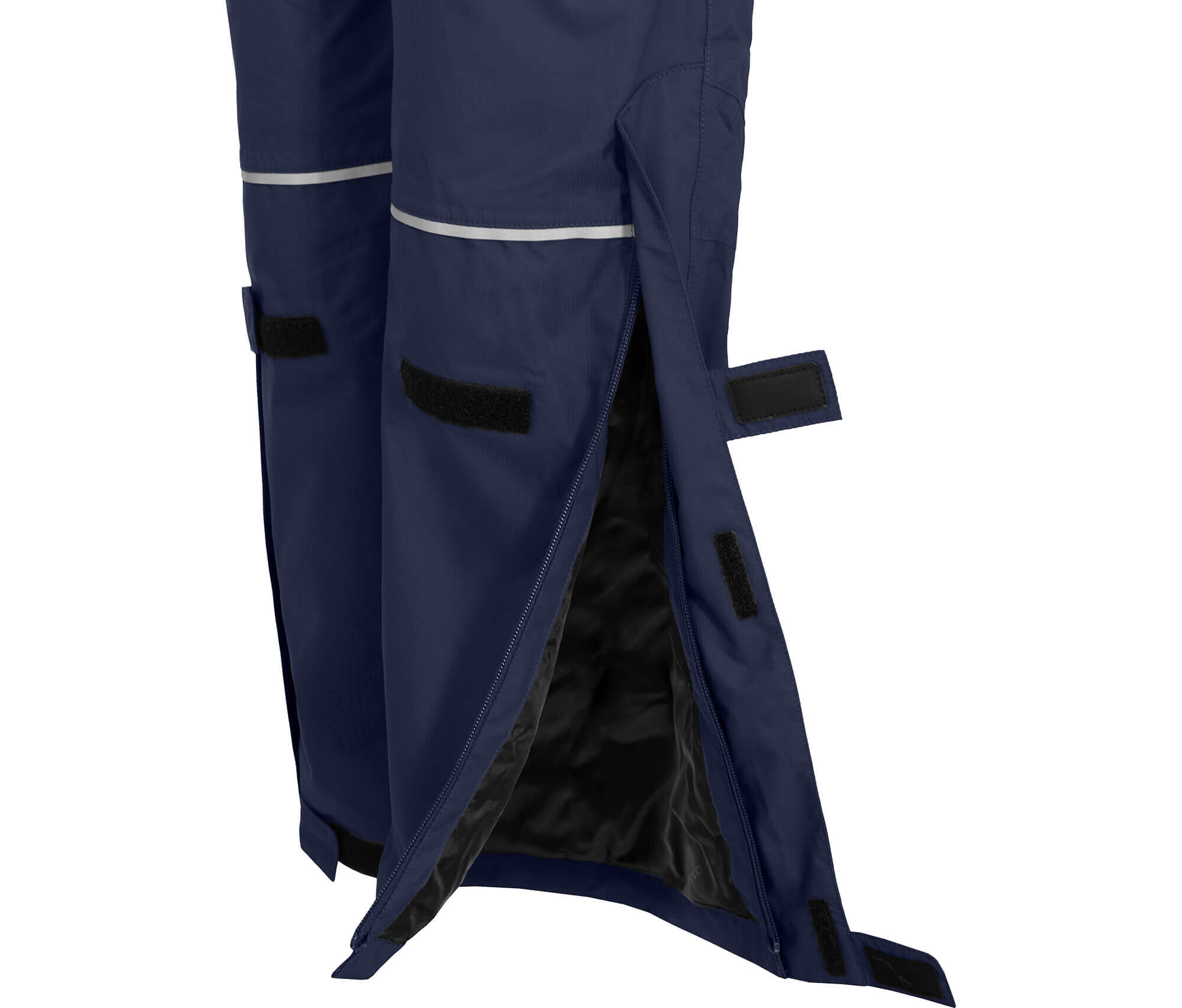 Regenhose leicht wattiert, 12000 mm Wassersäule blau 4/4