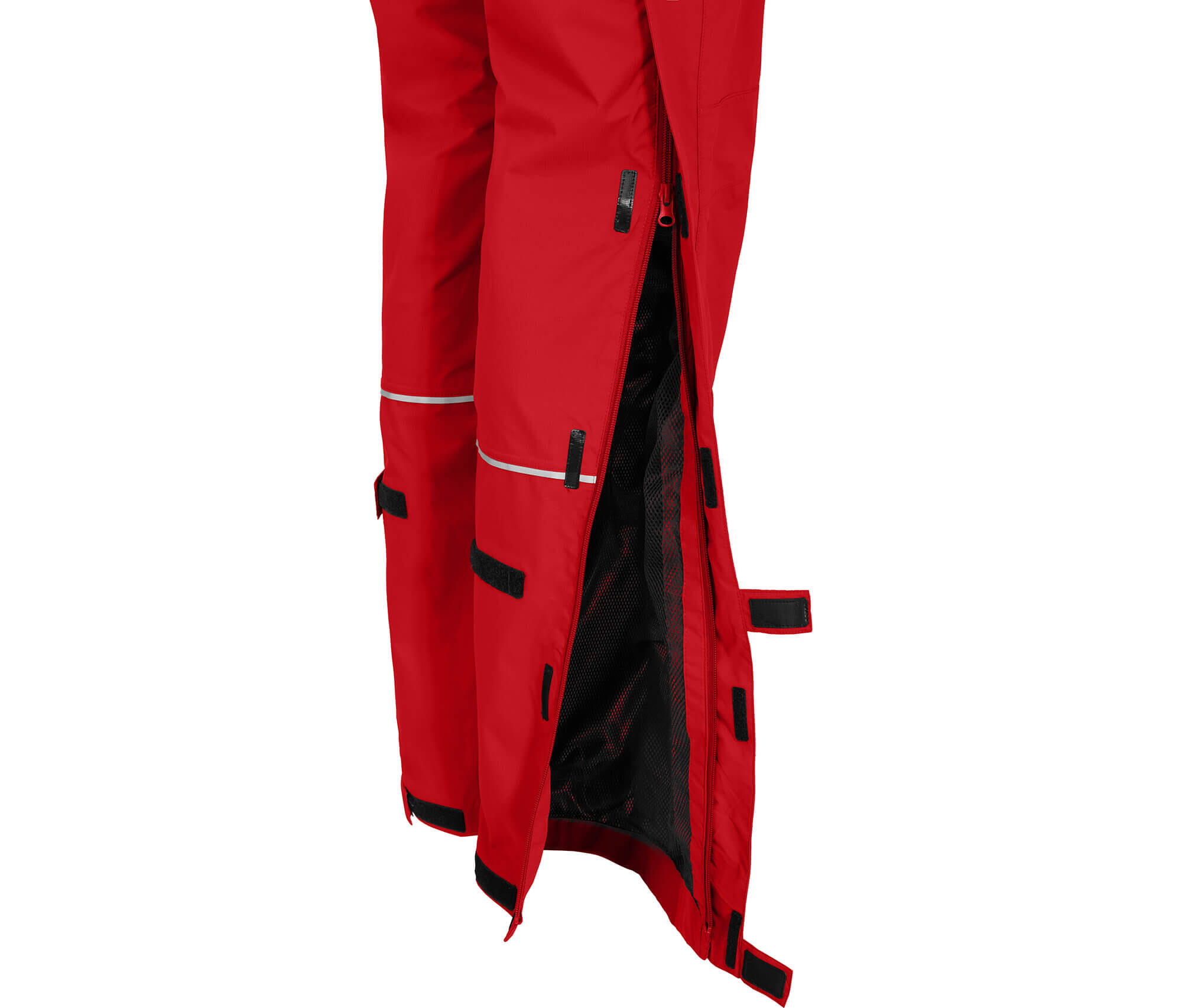 Regenhose Netzfutter, 12000 mm Wassersäule rot 4/4