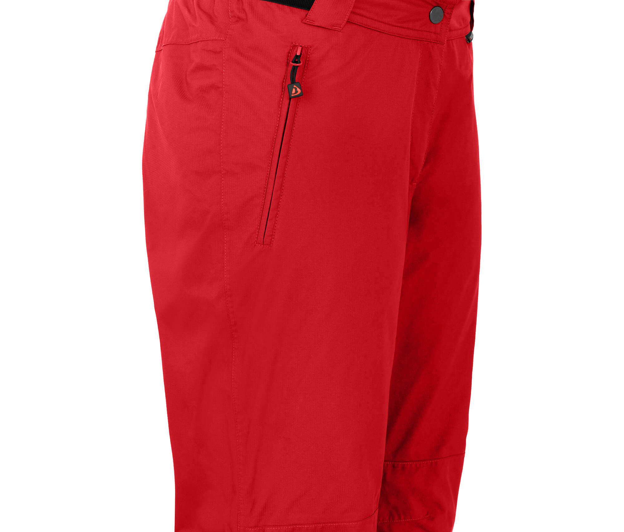 Regenhose leicht wattiert, 12000 mm Wassersäule rot 3/4