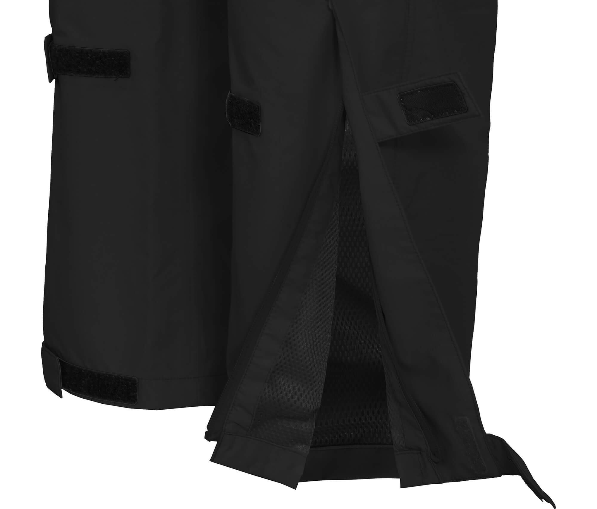 (Über-) Regenhose Überhose, Netzfutter, 12000 mm Wassersäule Schwarz 4/6